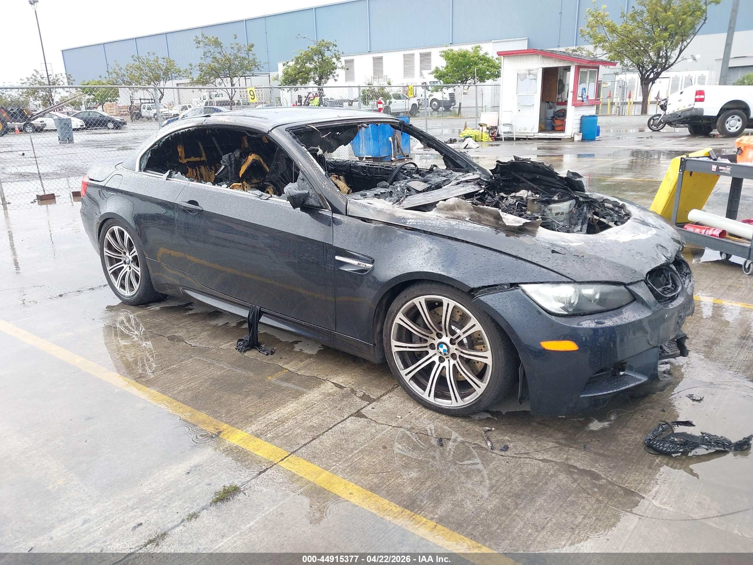 2011 BMW M3, VIN WBSDX9C50BE584472 — Burn
