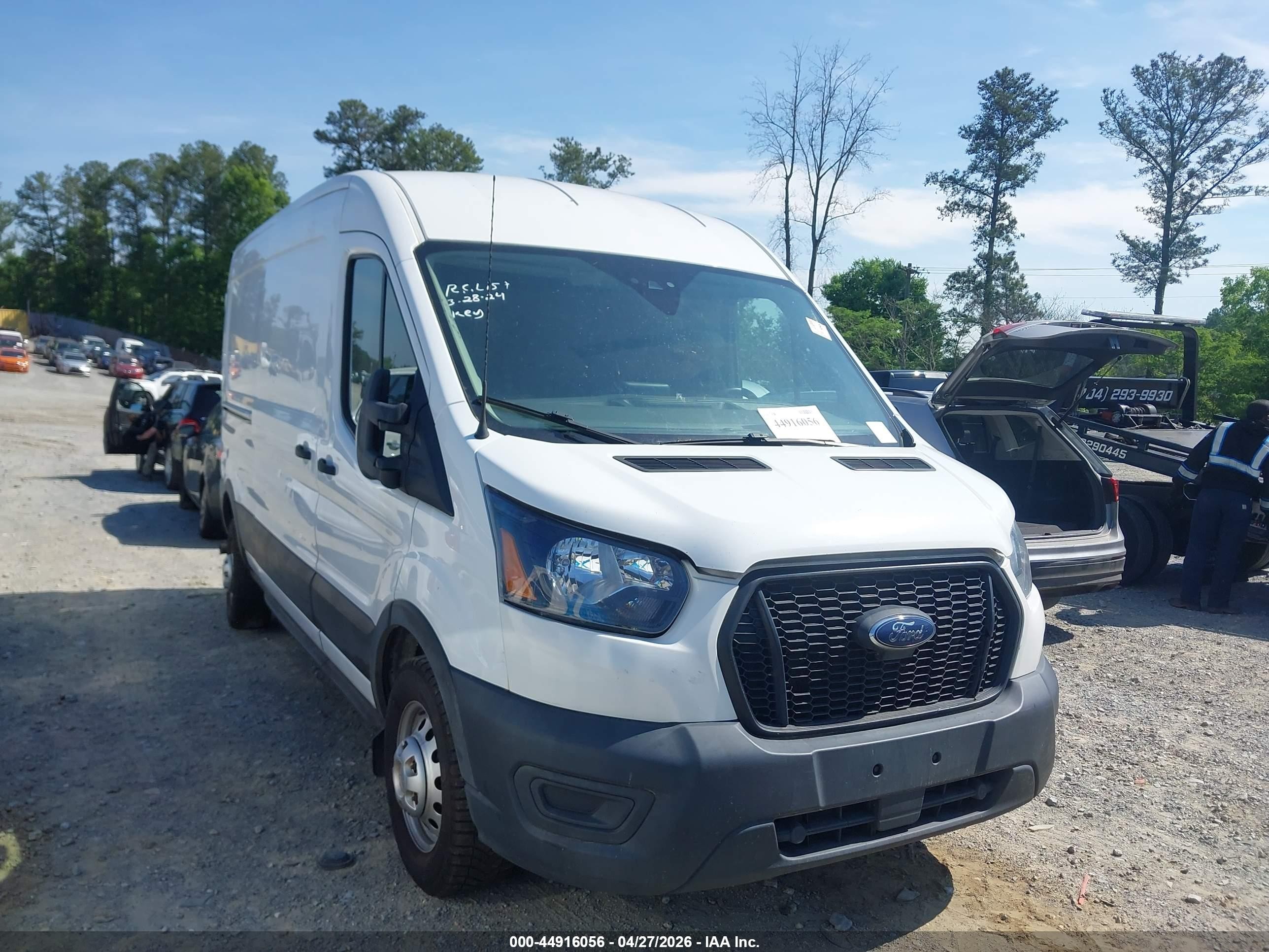 2021 Ford Transit, VIN 1FTBW9CG7MKA81626 — Зад