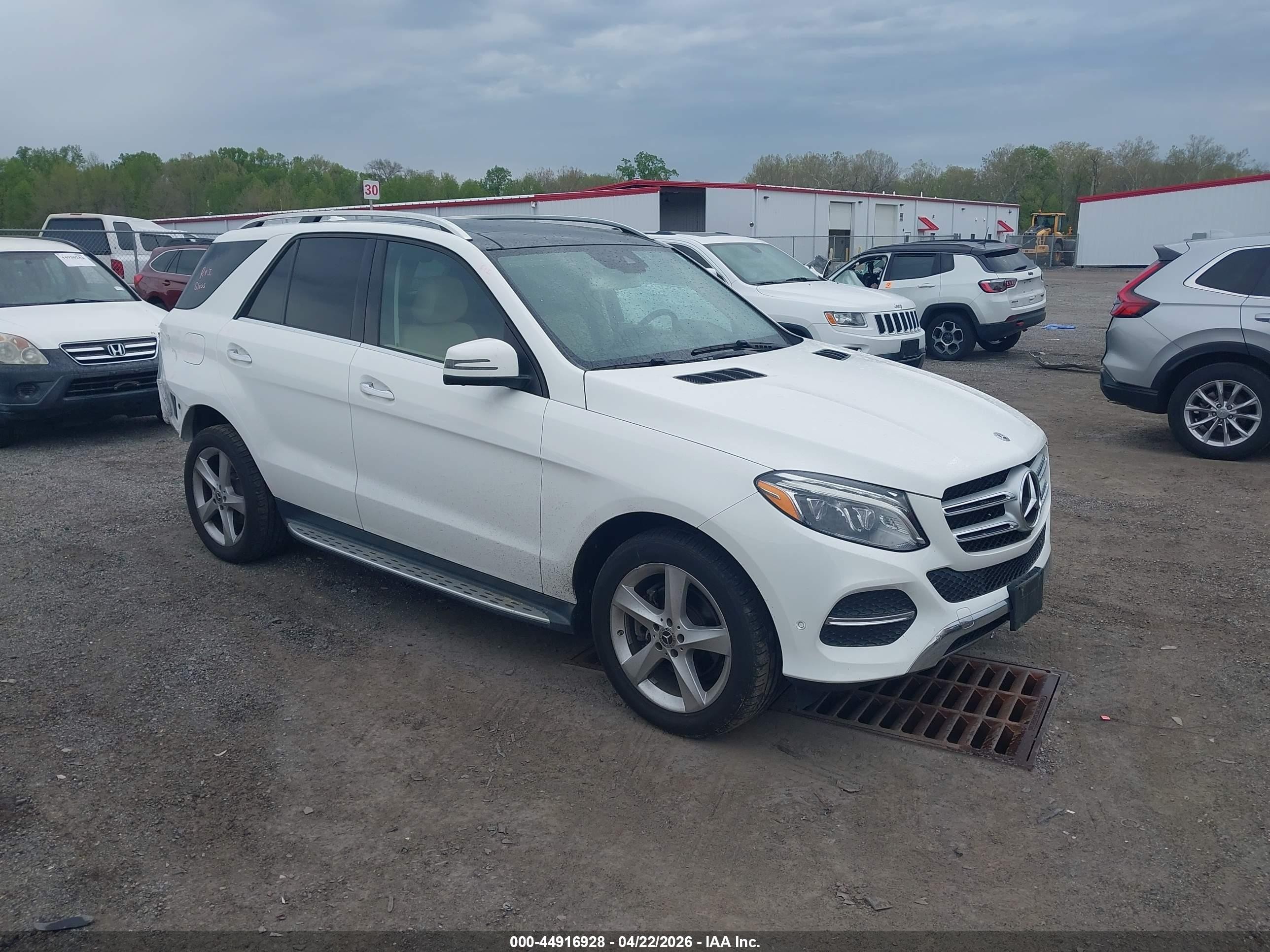2018 Mercedes-Benz GLE 350, VIN 4JGDA5HB8JB011329 — Rear end
