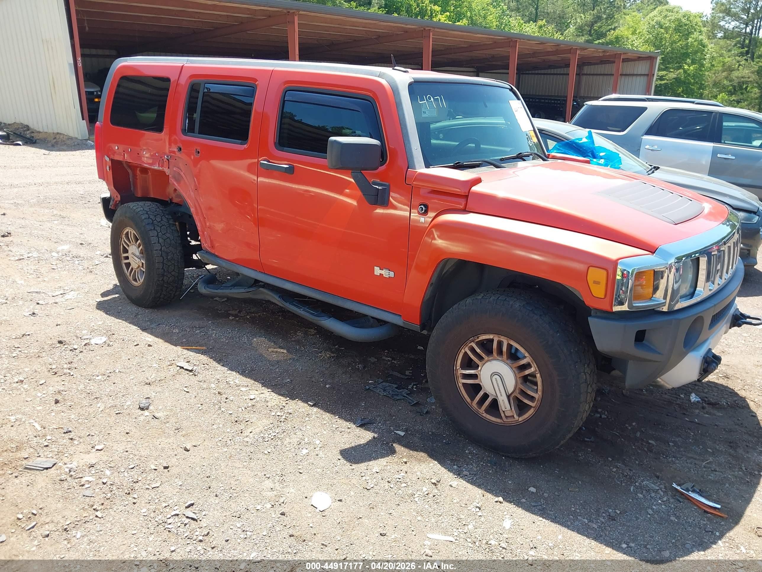 2009 Hummer H3 Adventure, VIN 5GTEN13E298104971 — Rear end