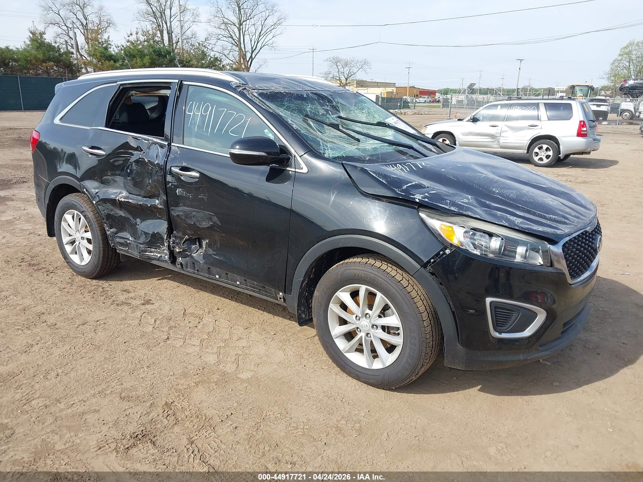 2017 Kia Sorento LX, VIN 5XYPG4A39HG331546 — Rollover