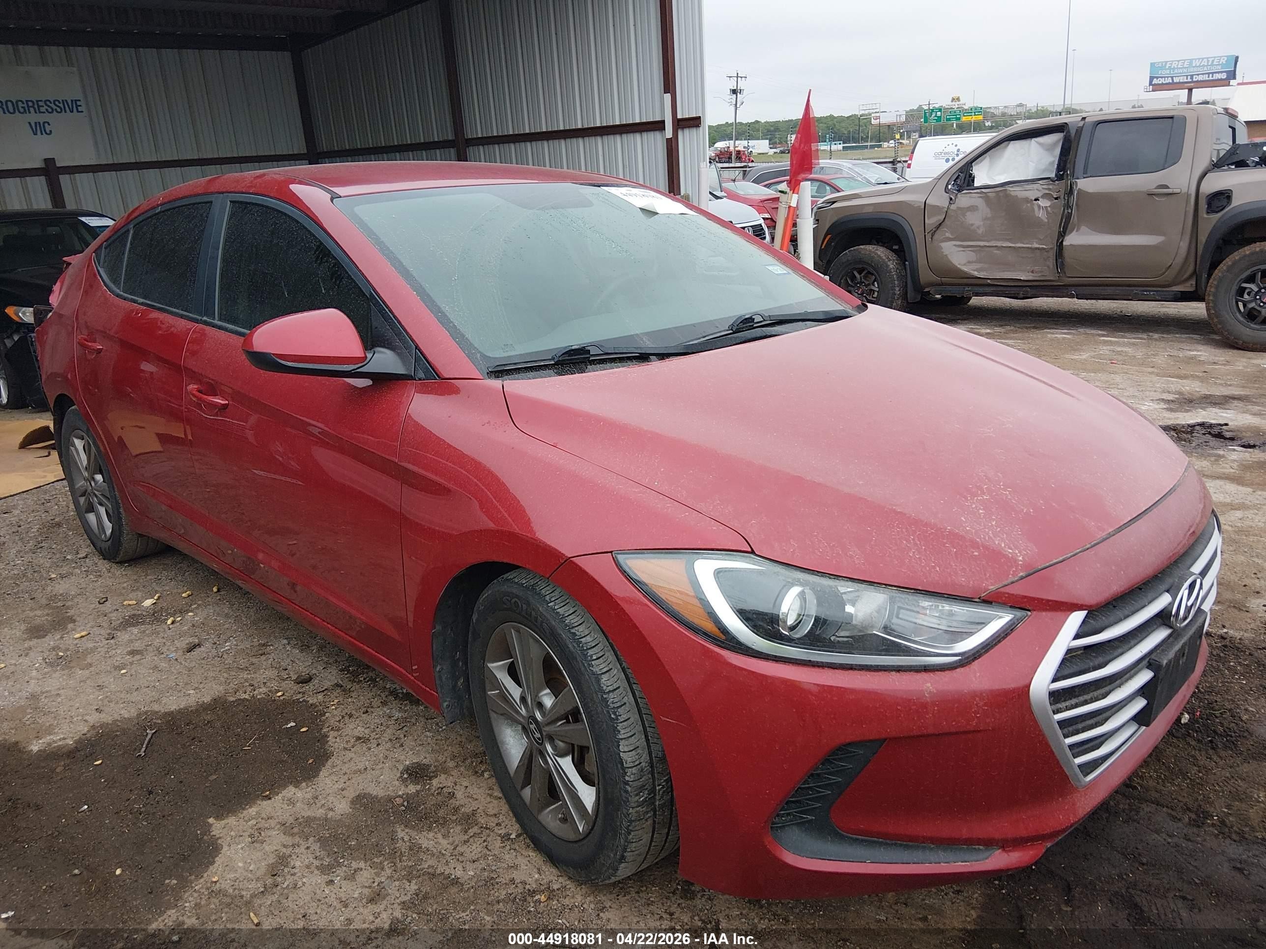 2018 Hyundai Elantra SEL, VIN 5NPD84LF0JH400601 — Rear end