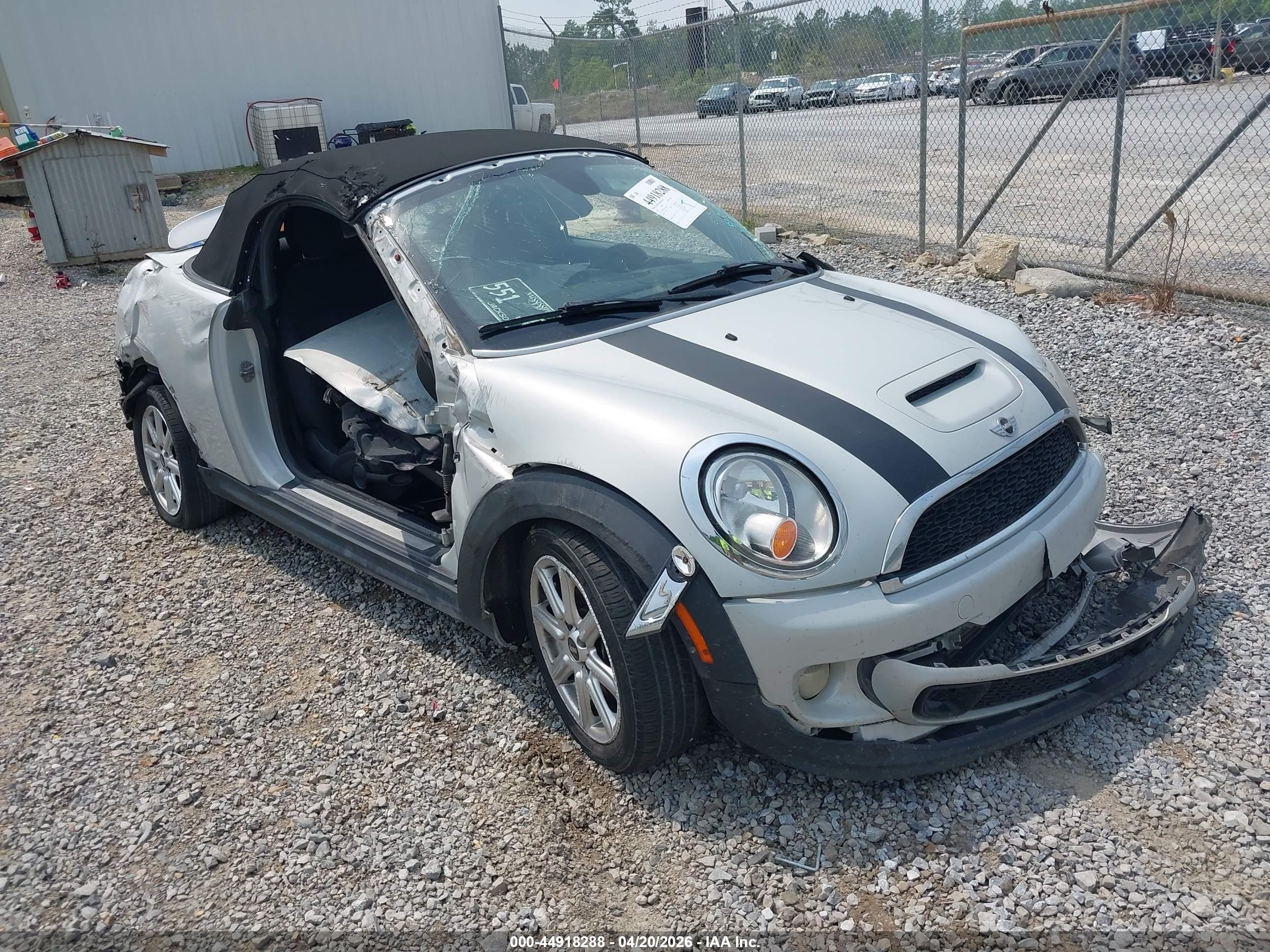 2014 MINI Roadster S, VIN WMWSY3C55ET566295 — Biohazard / chemical