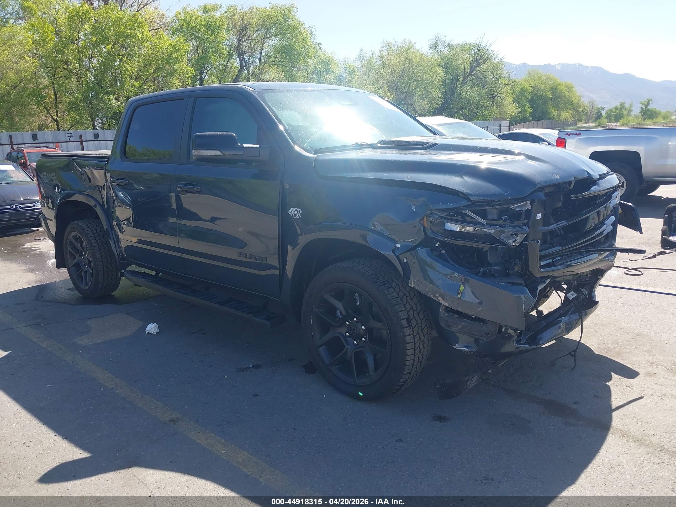 2026 Ram 1500 Laramie, VIN 1C6SRFJT8TN321485 — Front end
