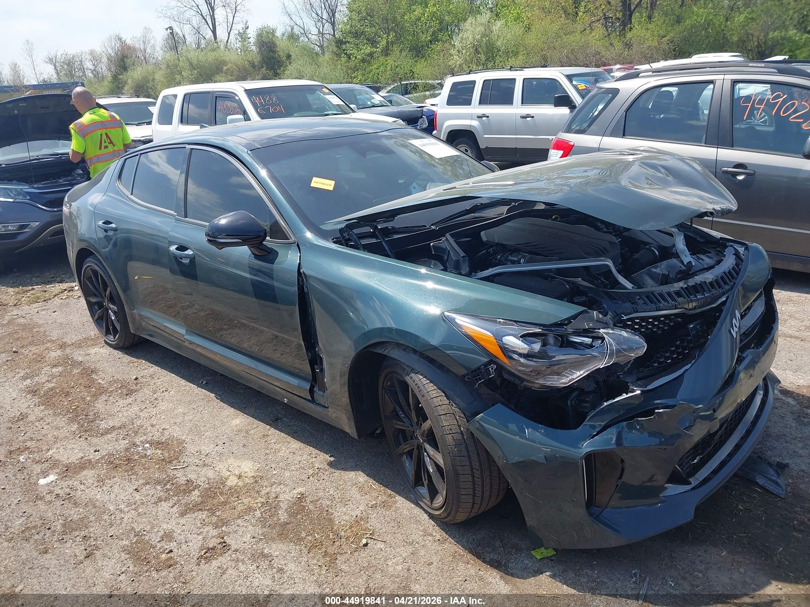 2023 Kia Stinger GT2, VIN KNAE55LC6P6136356 — Front end