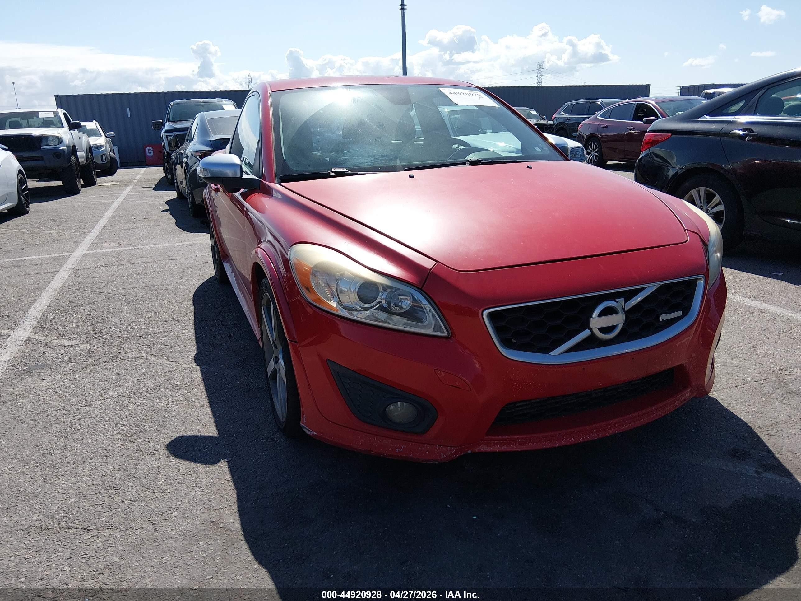 2011 Volvo C30, VIN YV1672MK3B2233692 — Обычный износ