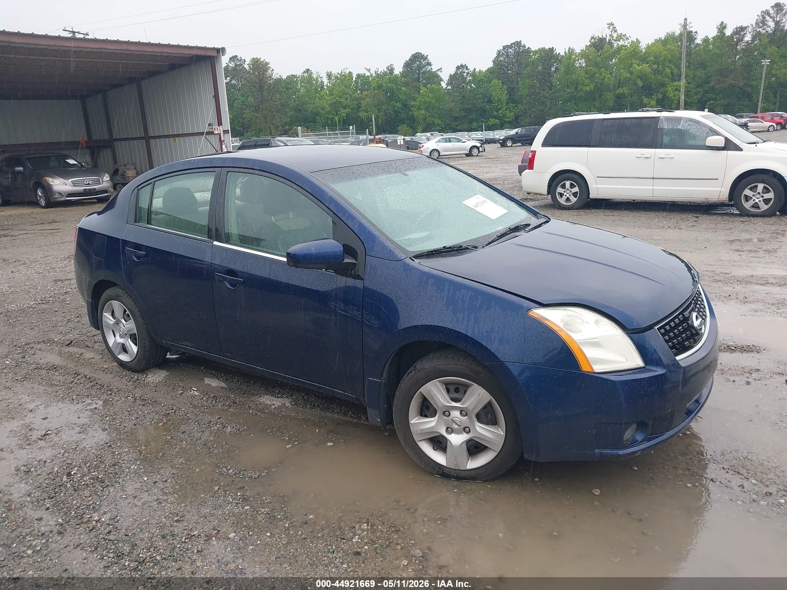 2008 Nissan Sentra 2.0, VIN 3N1AB61E88L707182 — Repossession