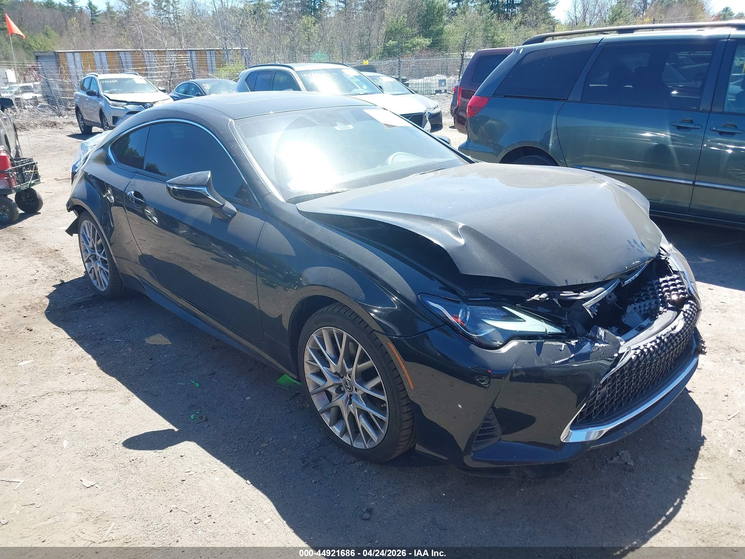 2019 Lexus RC 300, VIN JTHS85BCXK5004793 — Rear end