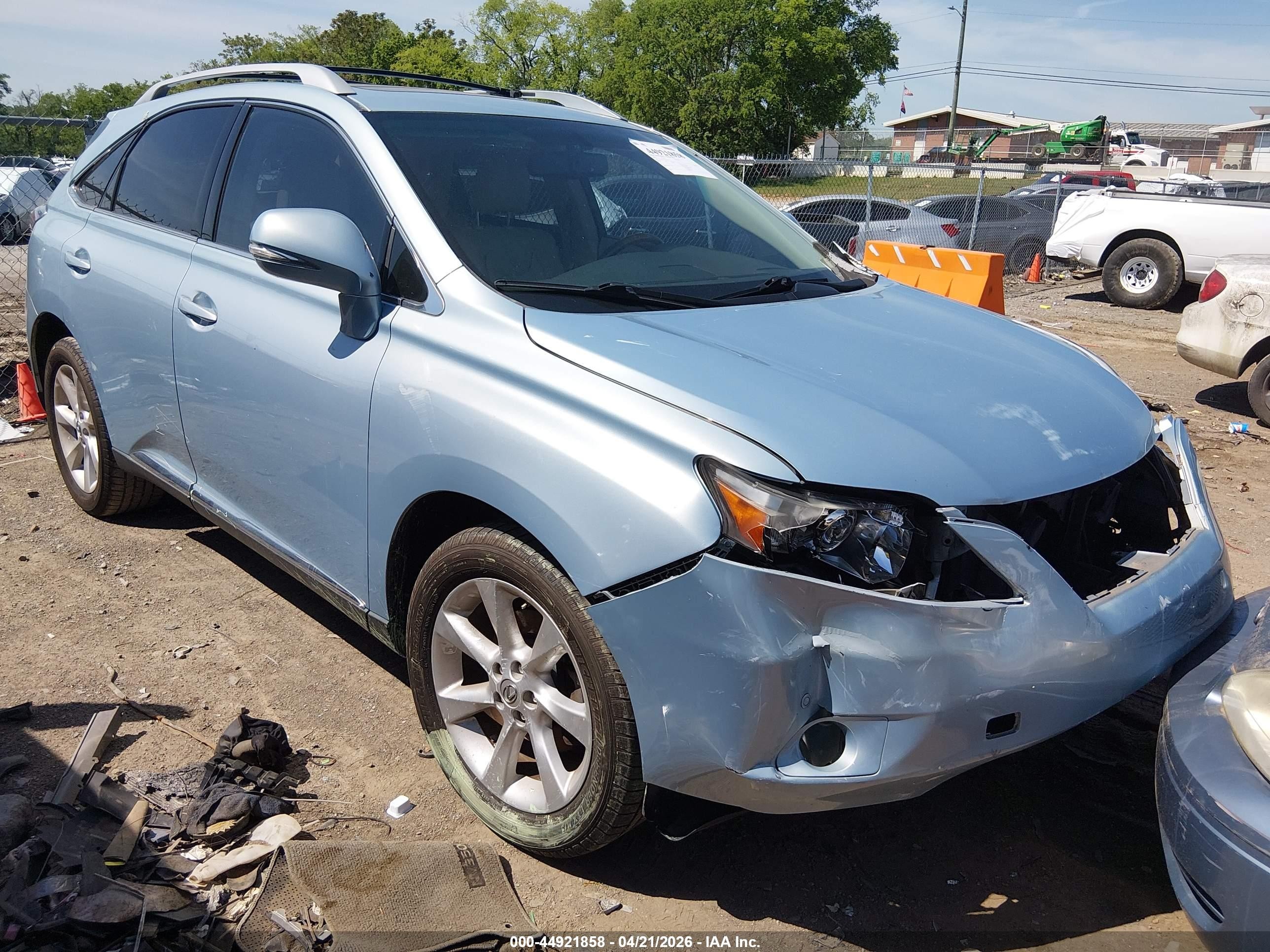 2010 Lexus RX 350, VIN 2T2ZK1BA4AC041117 — Front end