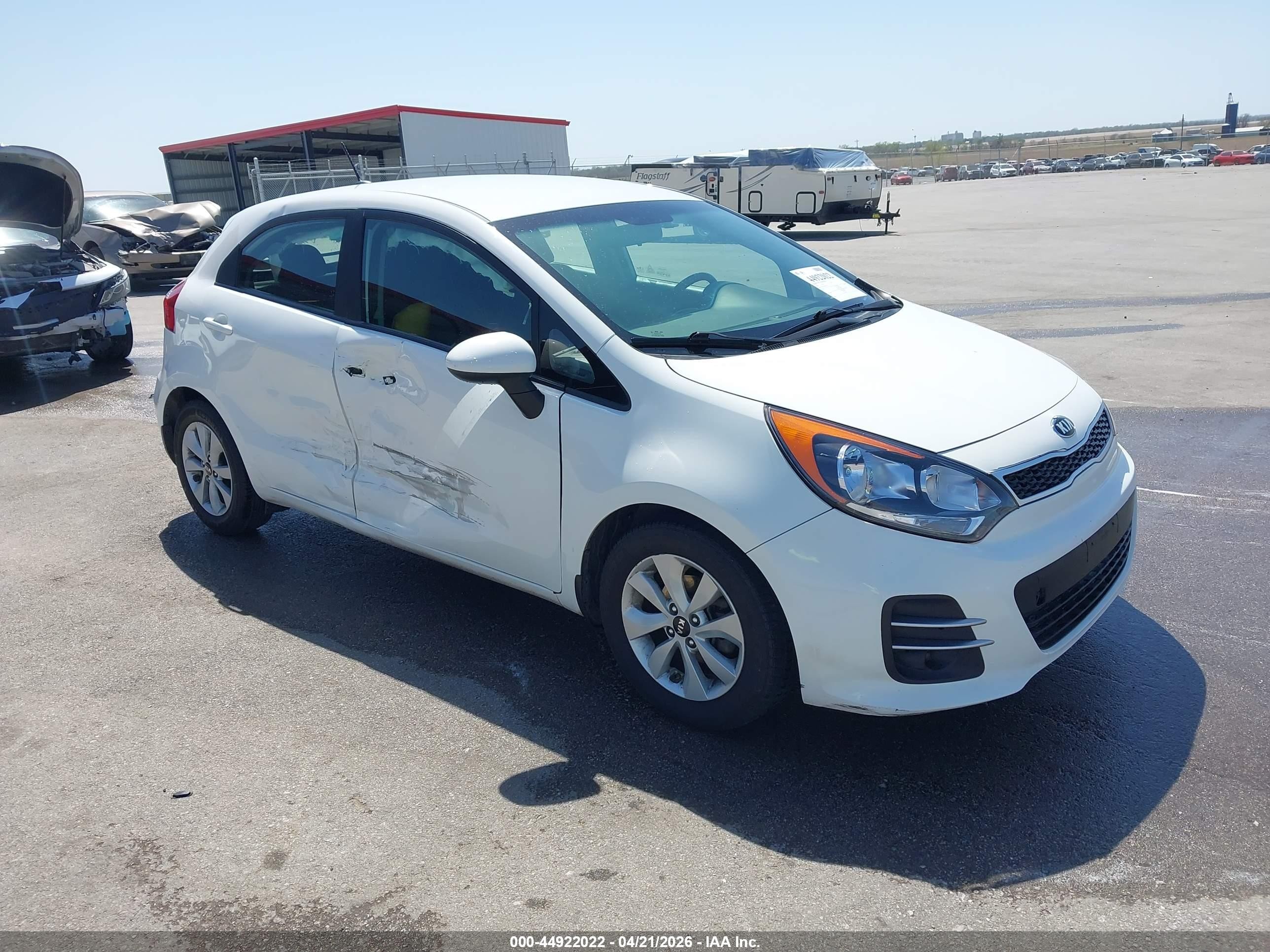2016 Kia Rio EX, VIN KNADN5A38G6675107 — Side
