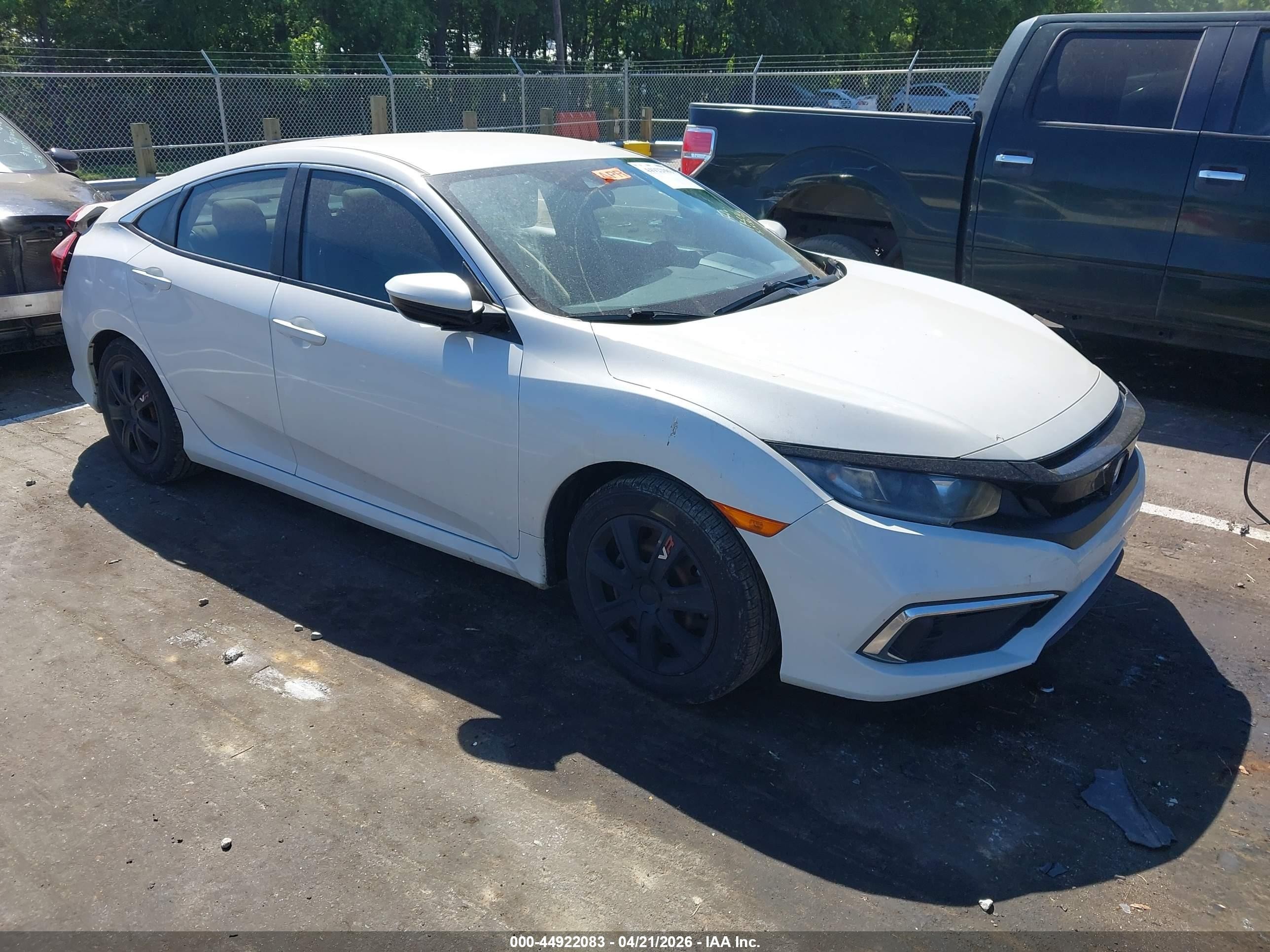 2019 Honda Civic LX, VIN 2HGFC2F68KH606333 — Side