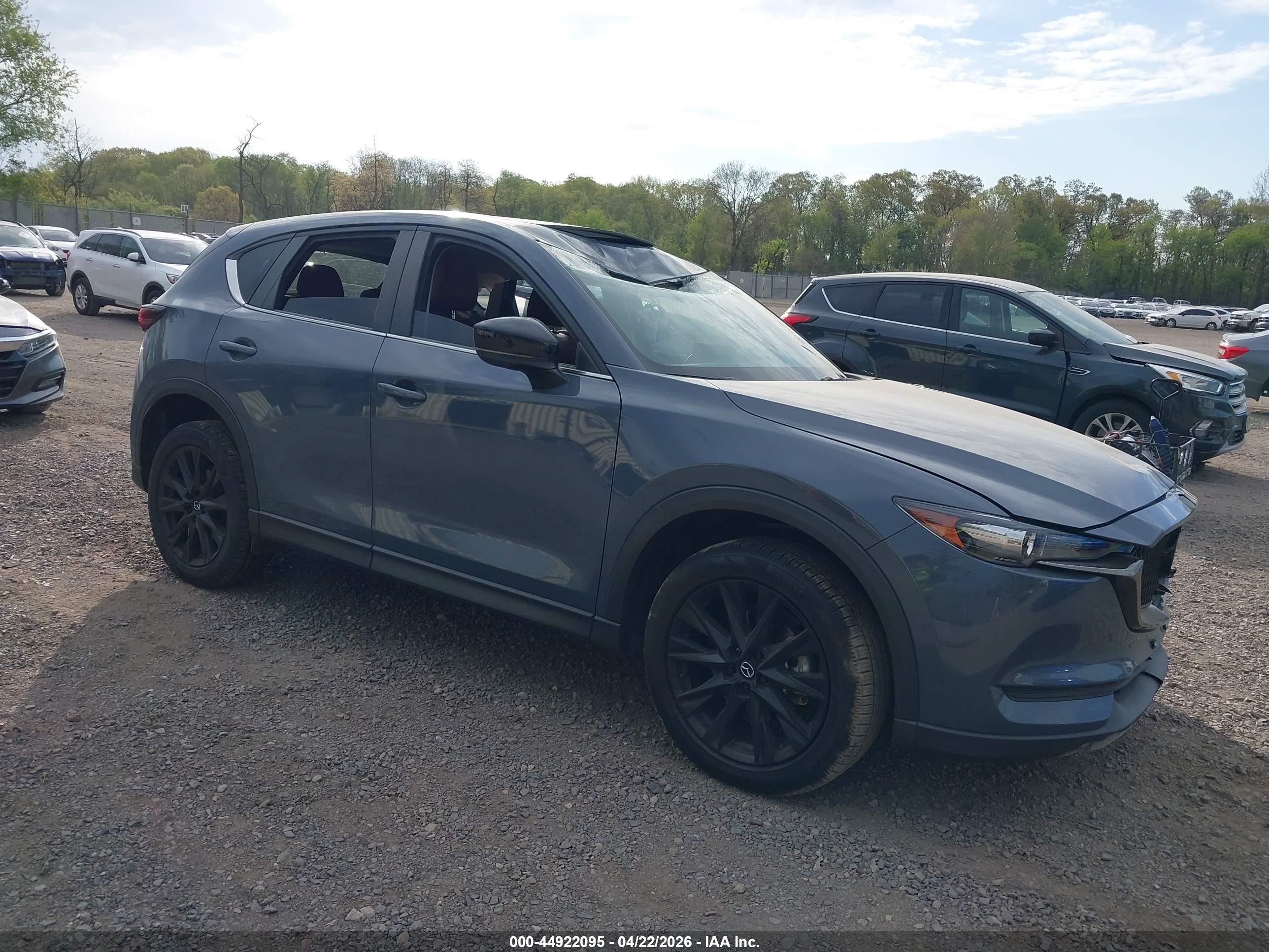 2021 Mazda CX-5 Carbon Edition, VIN JM3KFBCY6M0475752 — Front end