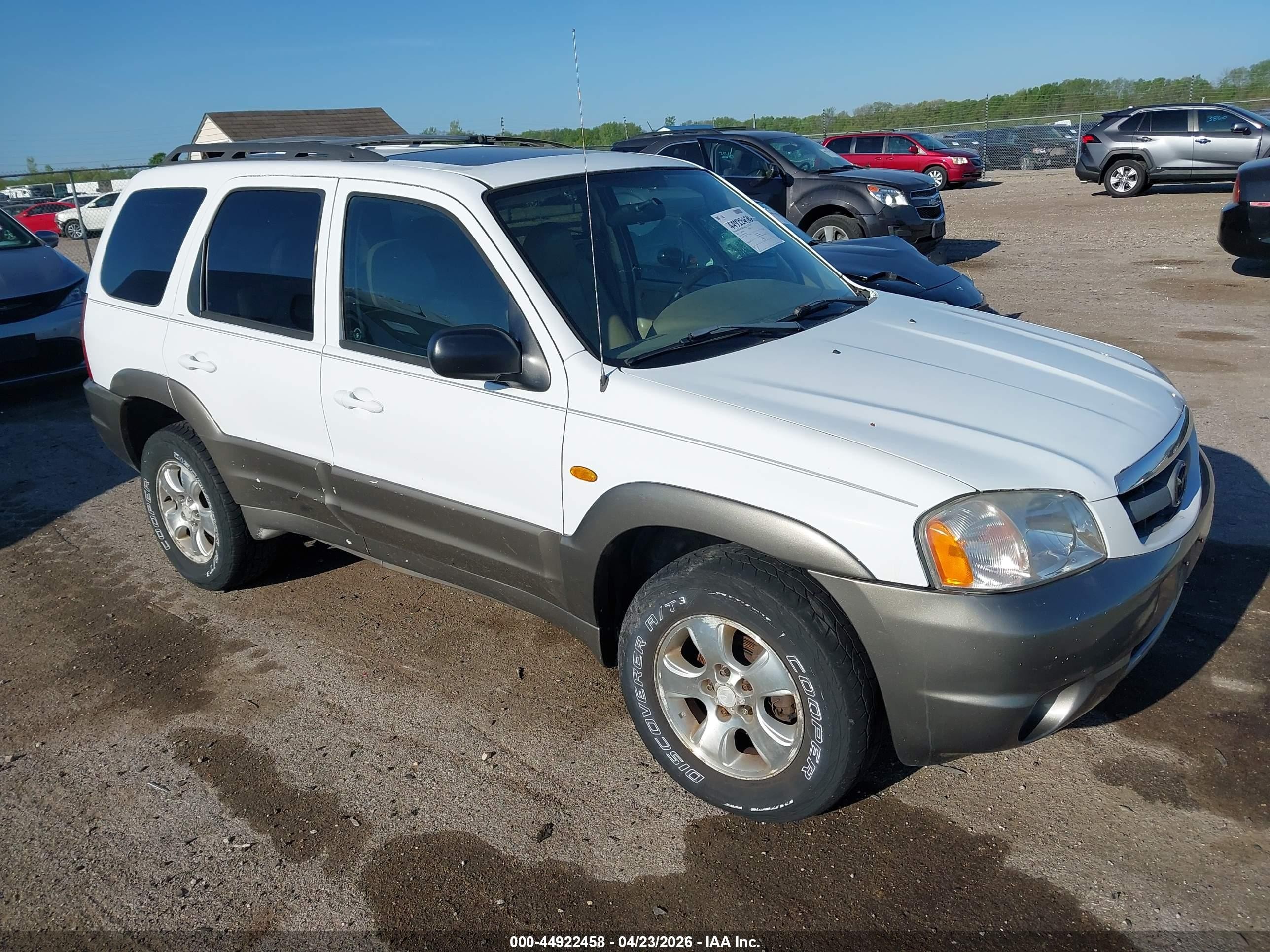 2001 Mazda Tribute LX, VIN 4F2CU08151KM51963 — Обычный износ