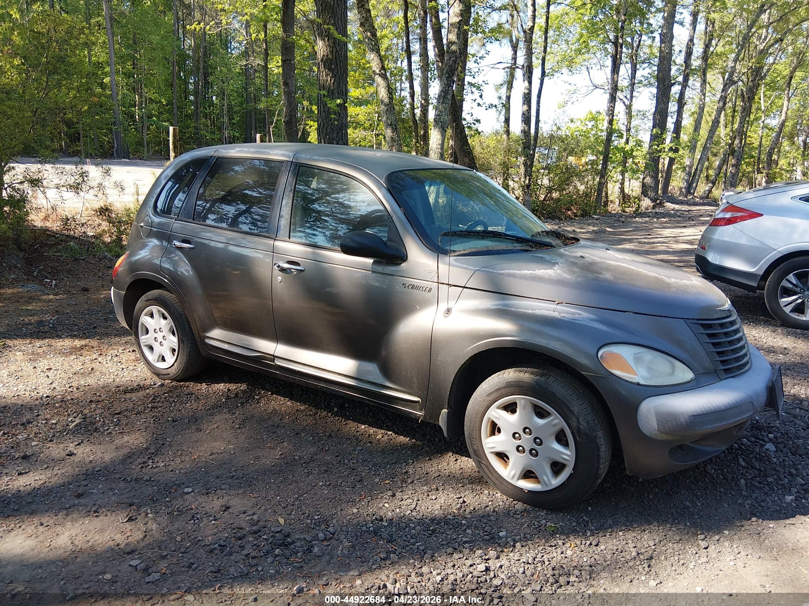 2002 Chrysler PT Cruiser, VIN 3C4FY48B92T355528 — Frame damage