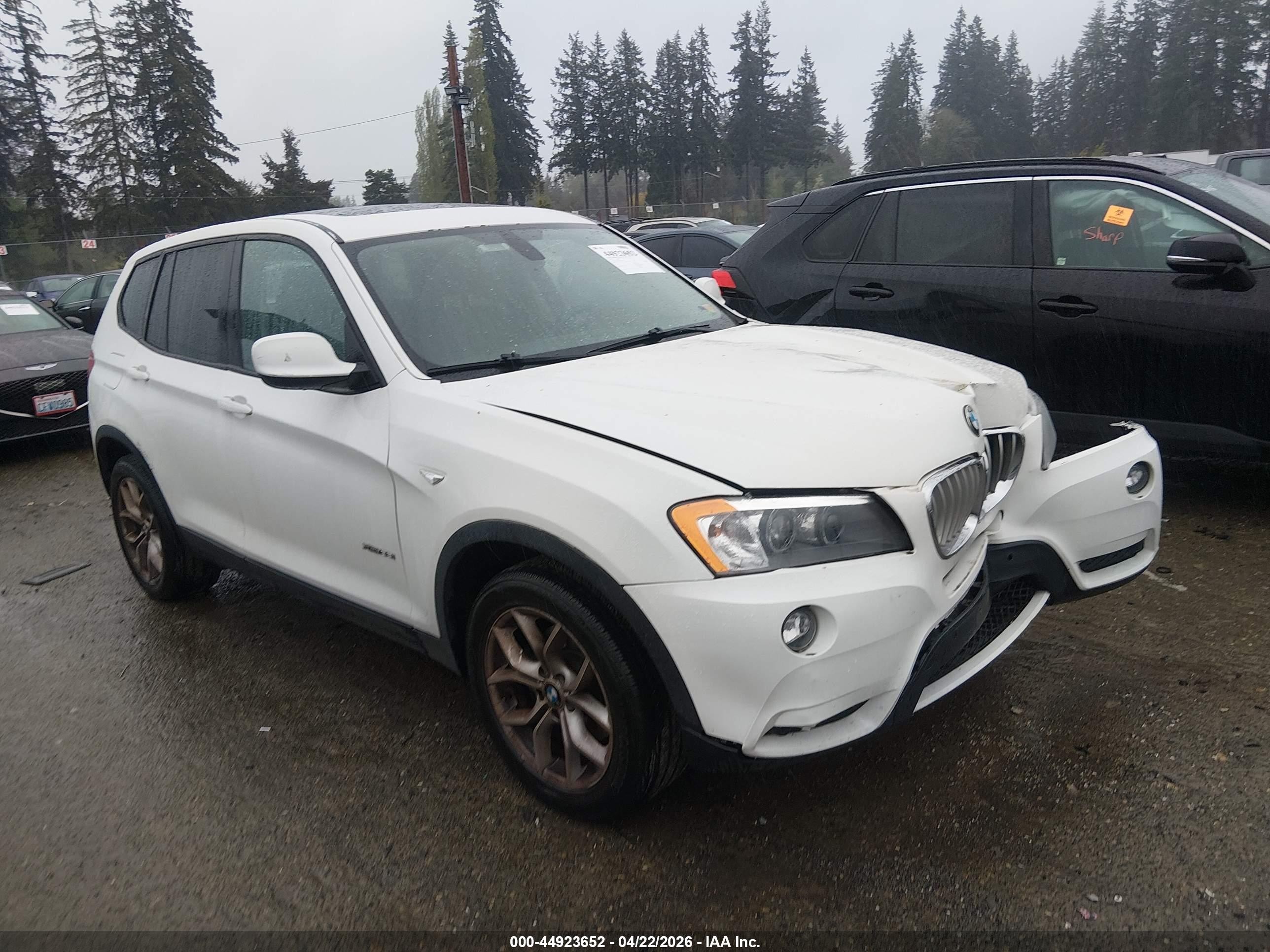 2012 BMW X3 35i, VIN 5UXWX7C54CL736284 — Обычный износ