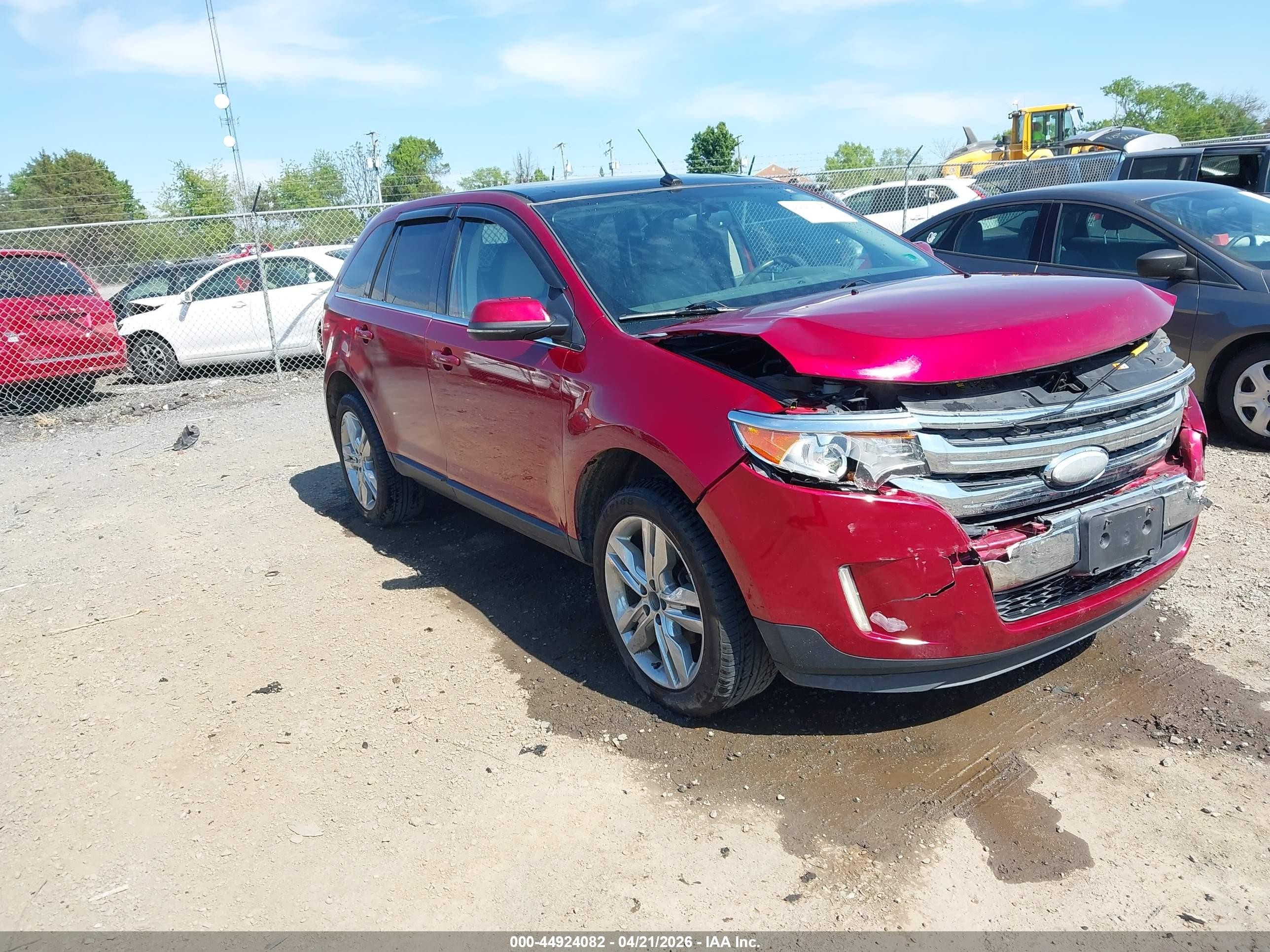 2013 Ford Edge Limited, VIN 2FMDK4KC8DBB50870 — Front end