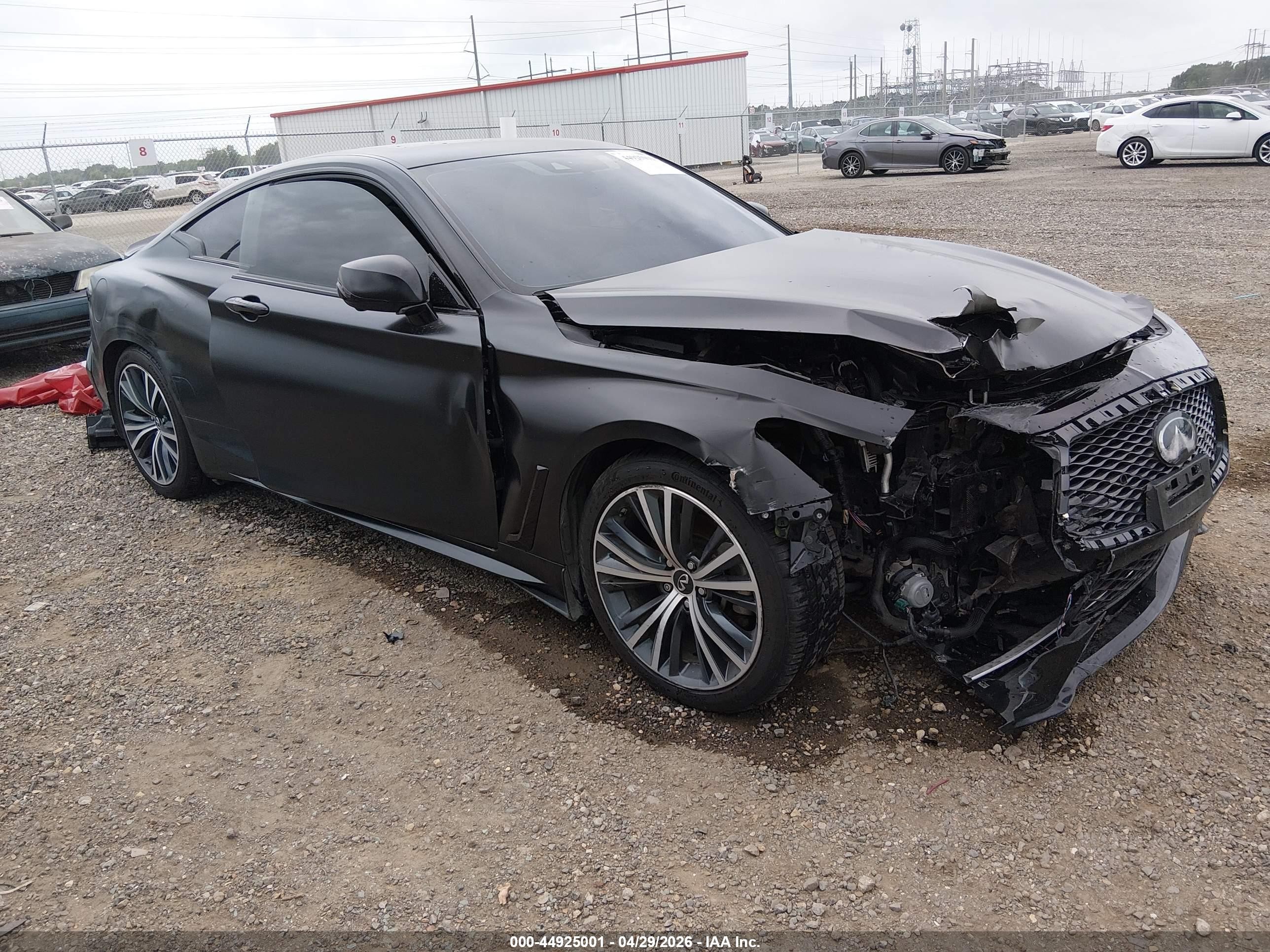 2022 Infiniti Q60 Luxe, VIN JN1EV7KK1NM600804 — Front end