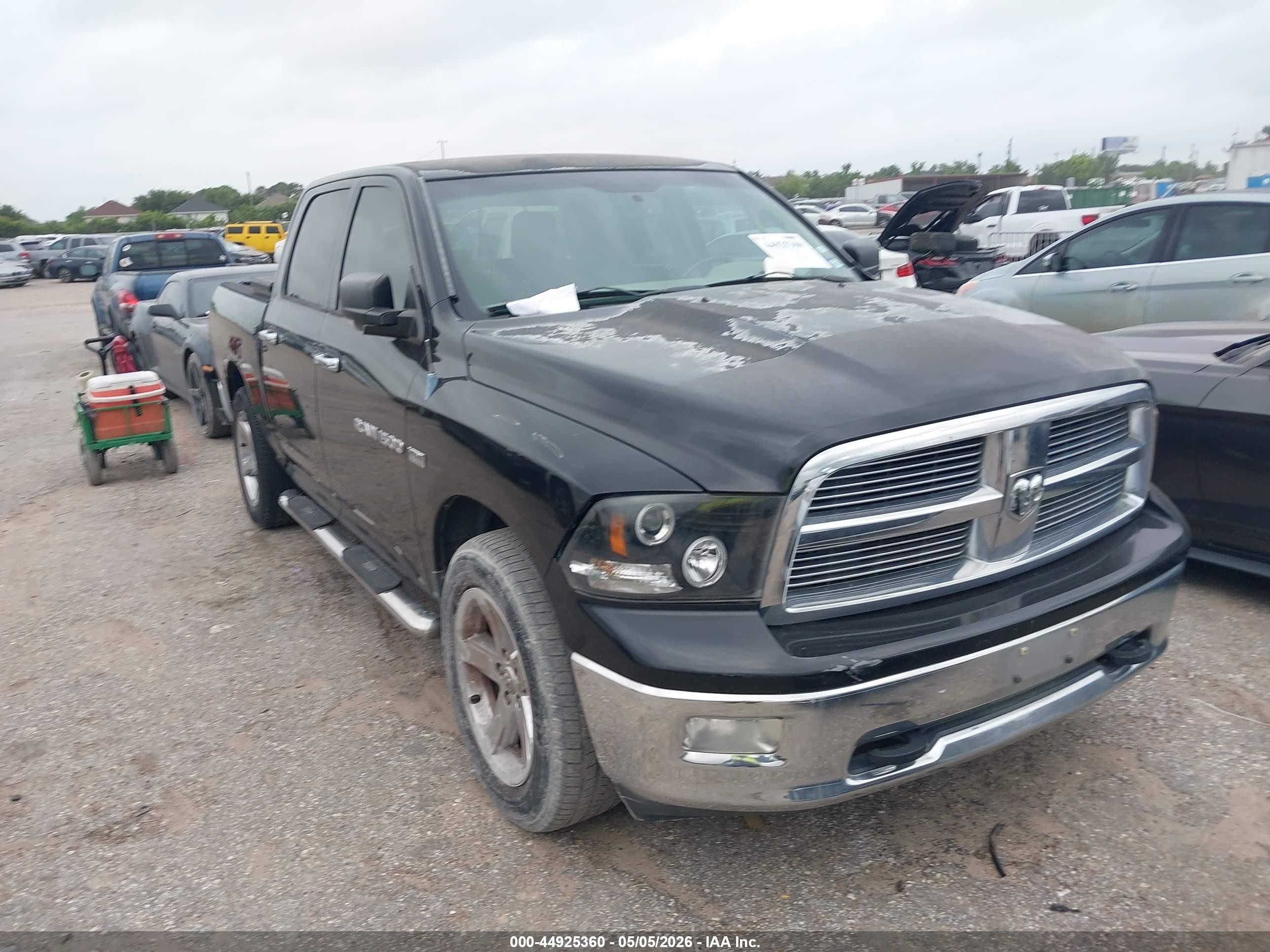 2012 Ram 1500 Big Horn, VIN 1C6RD6LT5CS182198 — Repossession