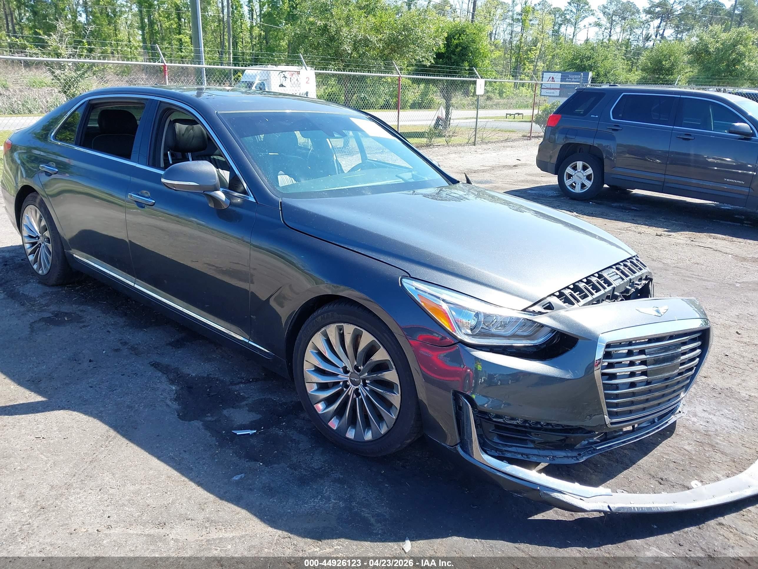 2018 Genesis G90 Ultimate, VIN KMHG54JH4JU043841 — All over