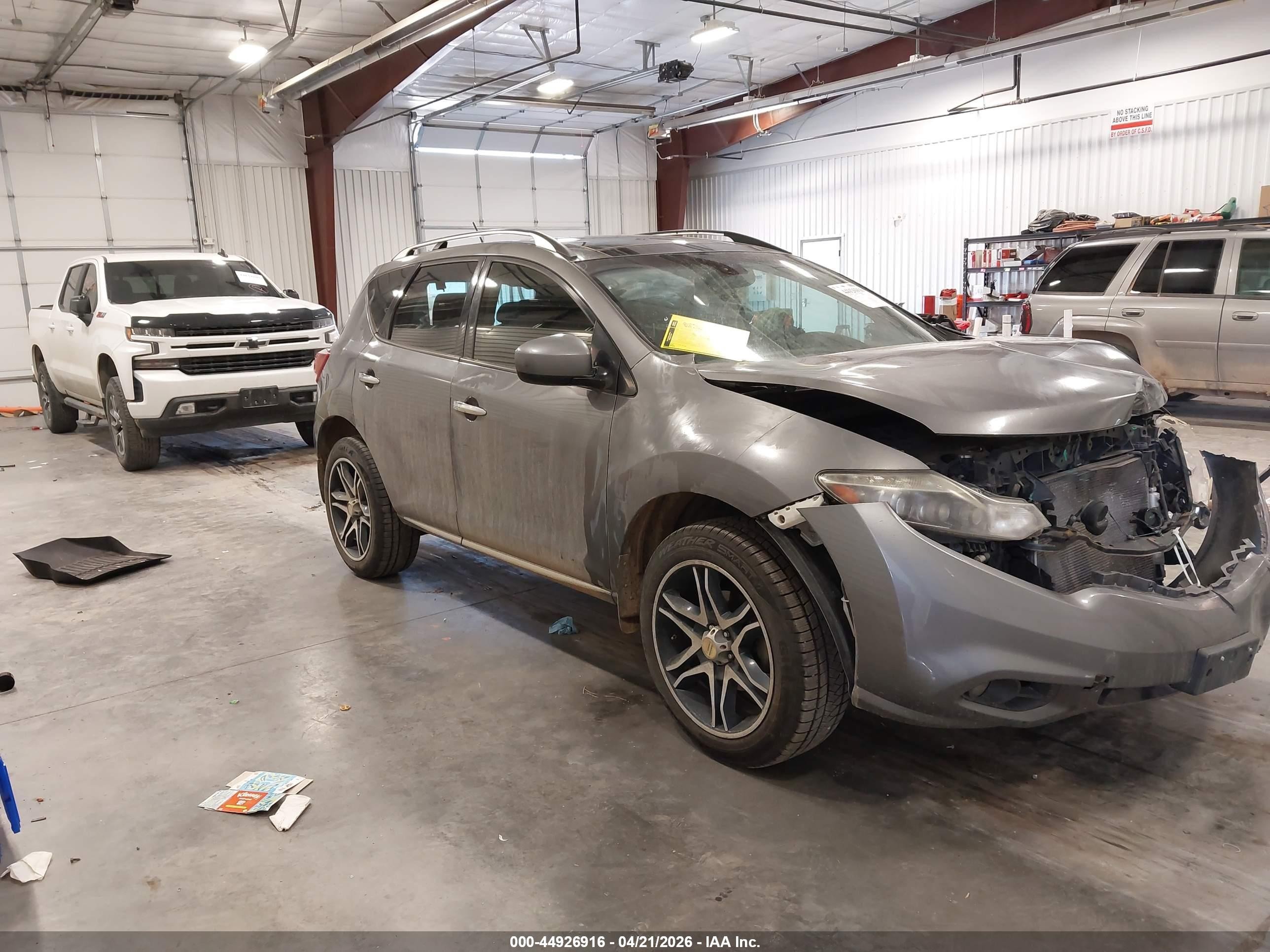 2014 Nissan Murano SL, VIN JN8AZ1MW6EW503474 — Front end