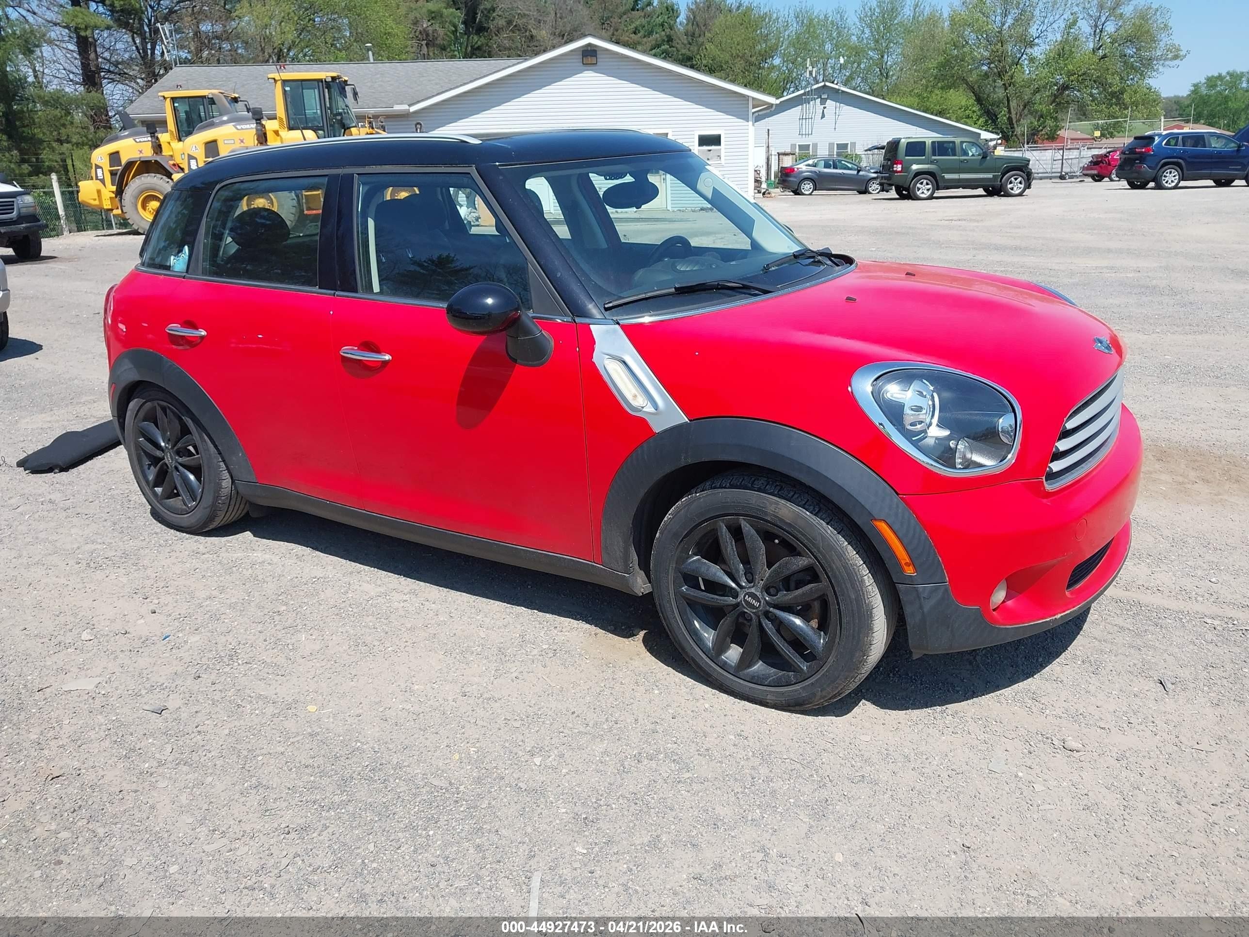 2012 MINI Countryman, VIN WMWZB3C53CWM05682 — Hail