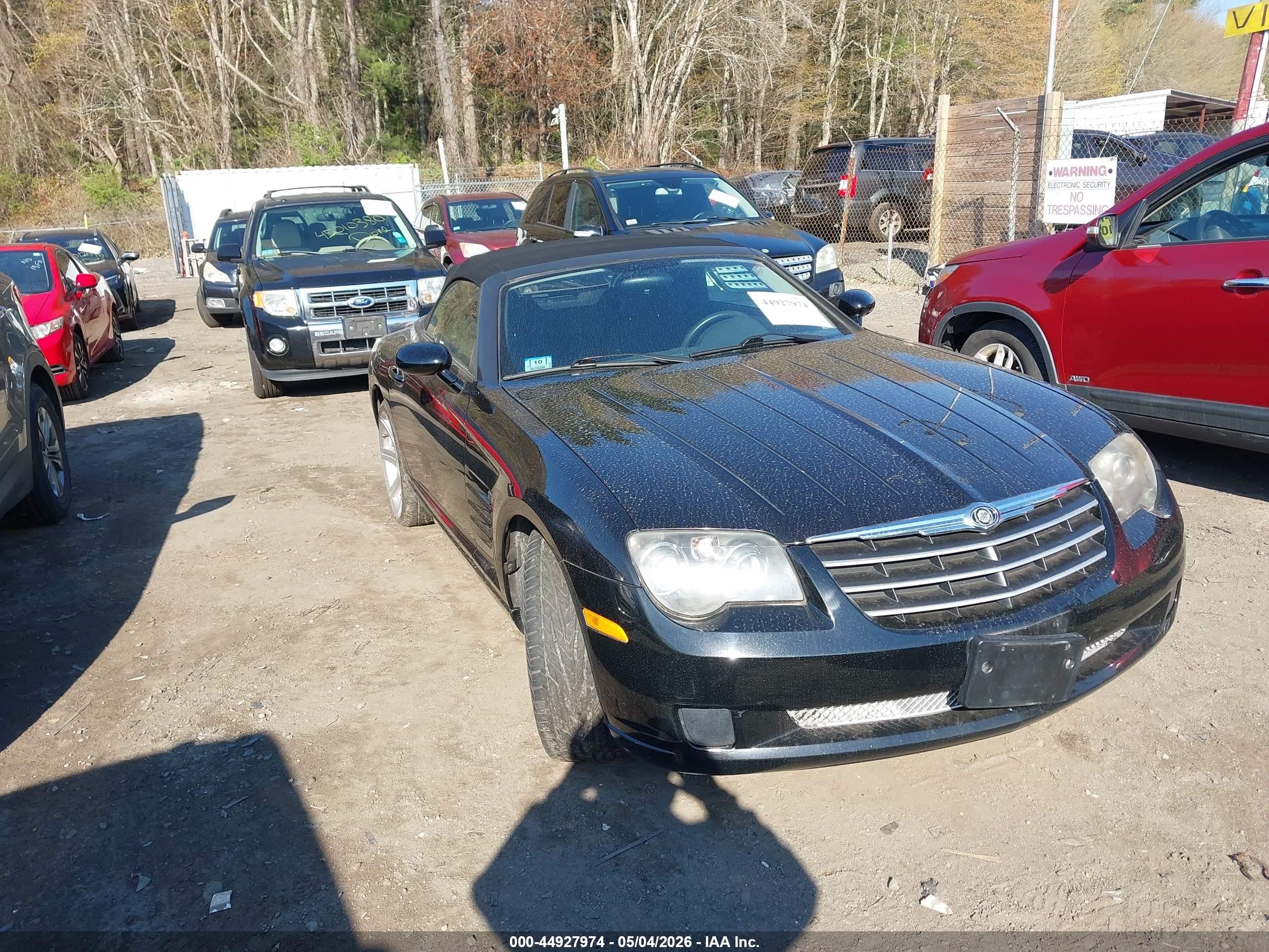 2007 Chrysler Crossfire, VIN 1C3LN55L17X071535 — Rear end