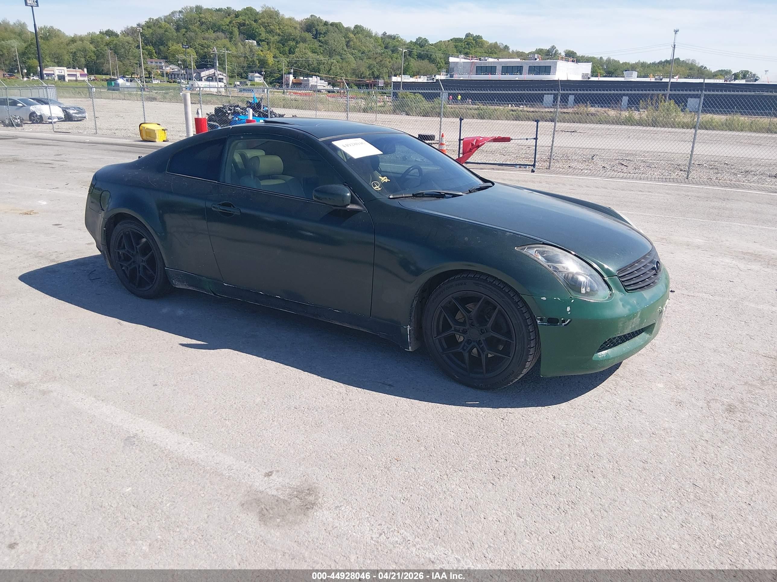 2006 Infiniti G35, VIN JNKCV54E06M719377 — Front end
