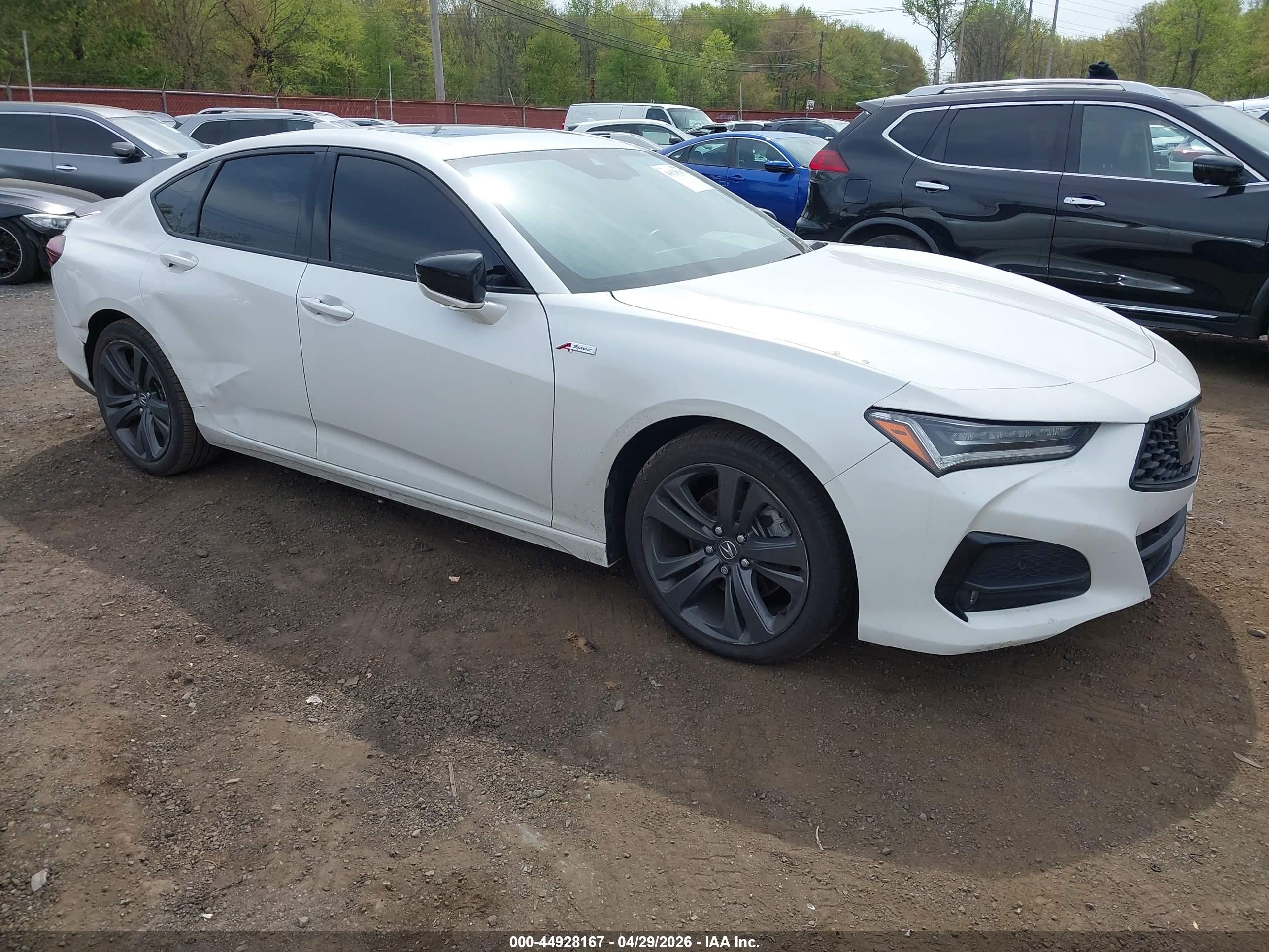 2023 Acura TLX w/A-Spec Package, VIN 19UUB6F51PA005490 — Theft recovery