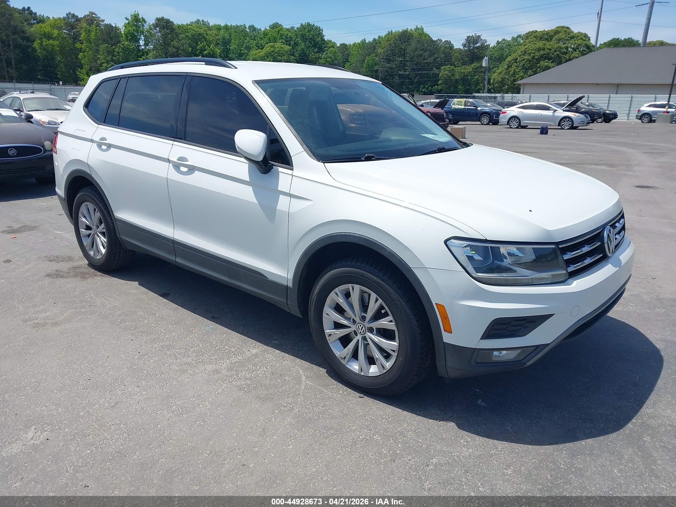 2018 Volkswagen Tiguan S, VIN 3VV1B7AX6JM021521 — Repossession
