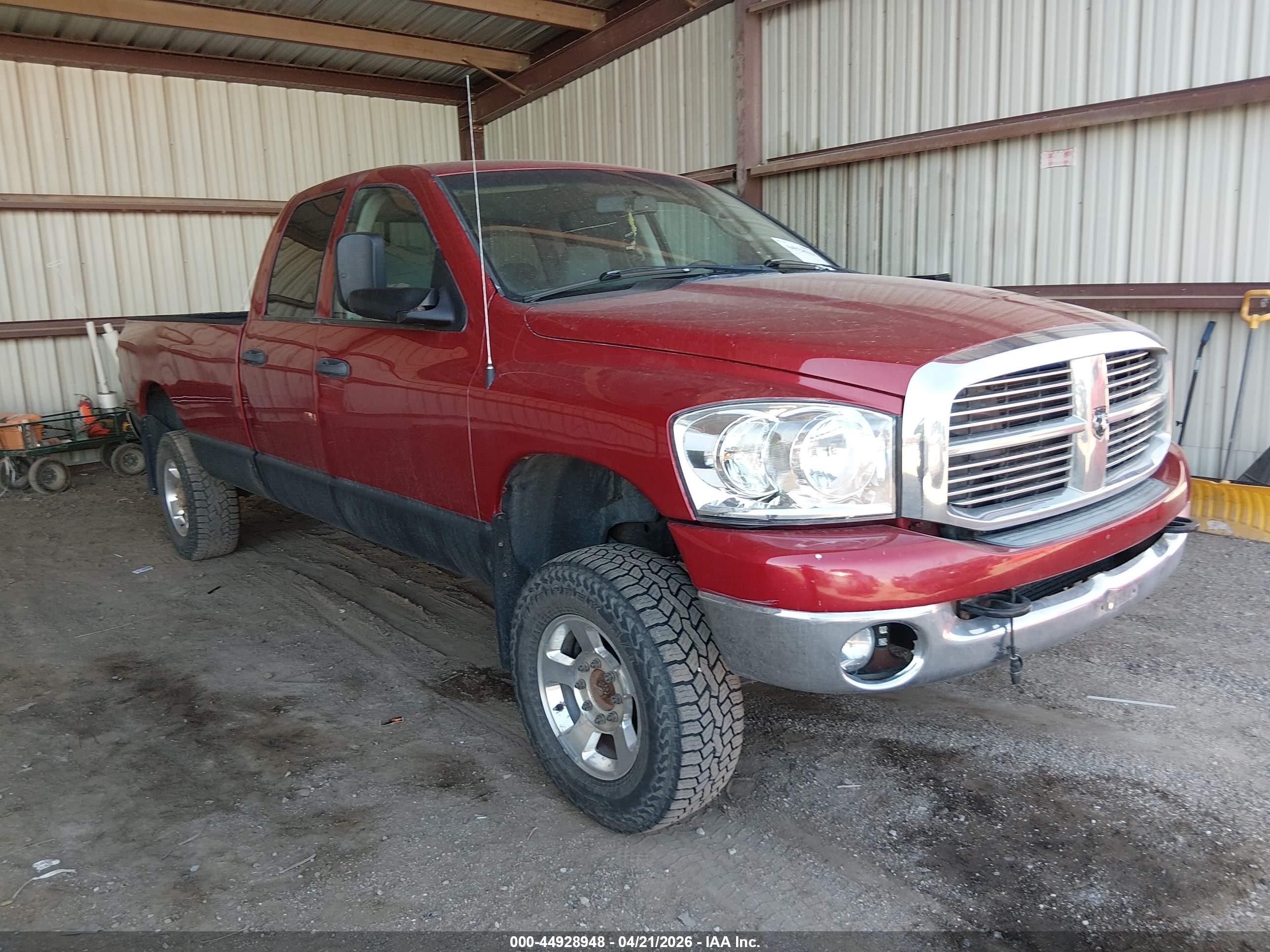 2009 Dodge 2500 SXT, VIN 3D7KS28L89G535685 — Перед