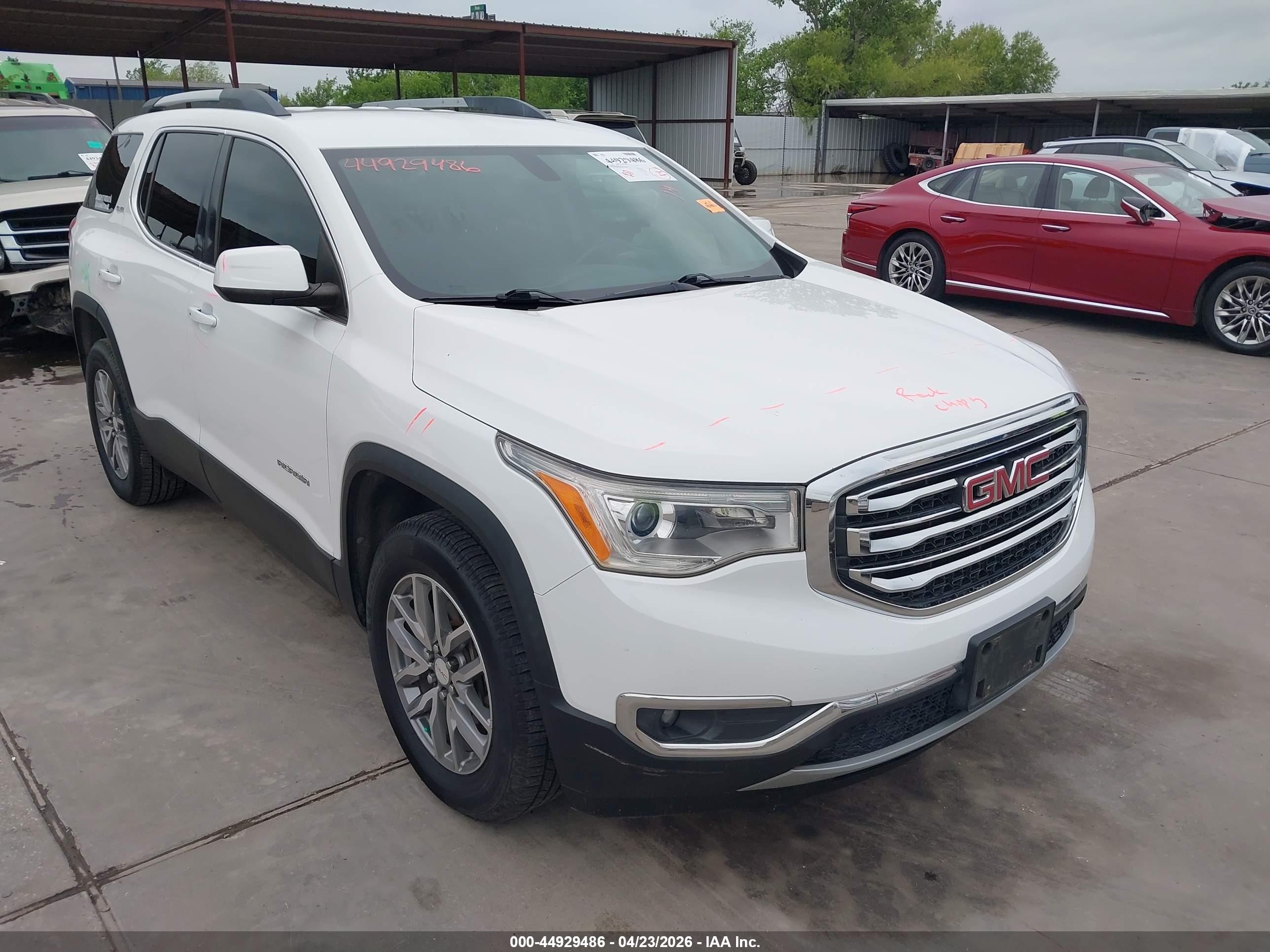 2017 GMC Acadia SLE, VIN 1GKKNLLA8HZ150160 — Vandalism