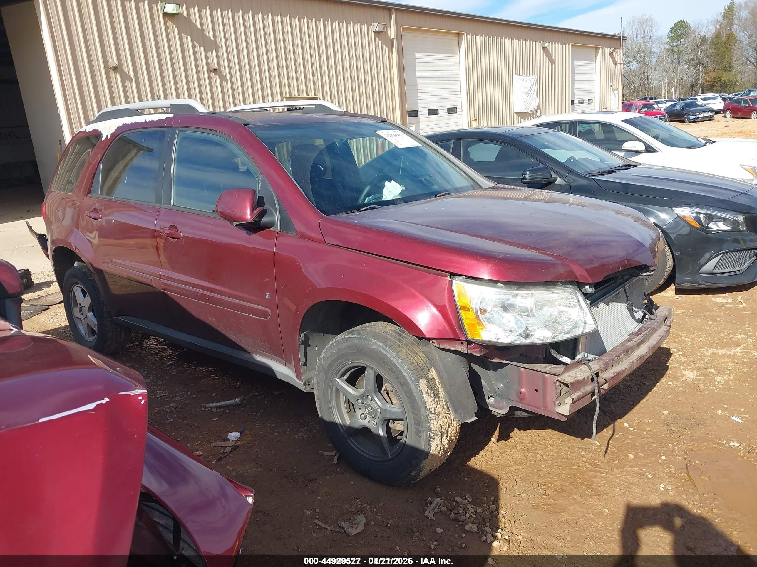 2008 Pontiac Torrent, VIN 2CKDL33F686313186 — Front end