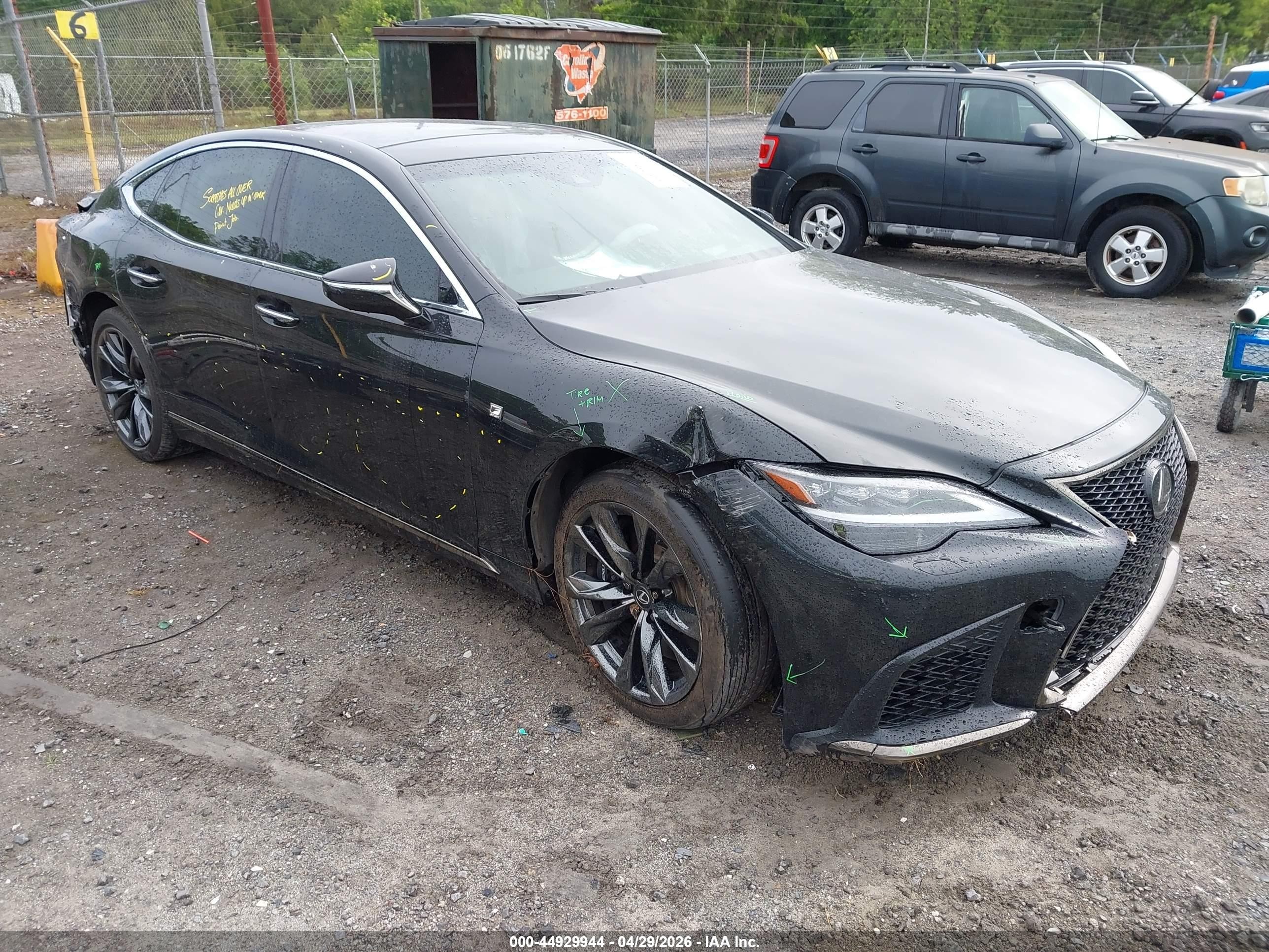 2023 Lexus LS 500 F Sport, VIN JTHF51GFXP5011756 — Frame damage