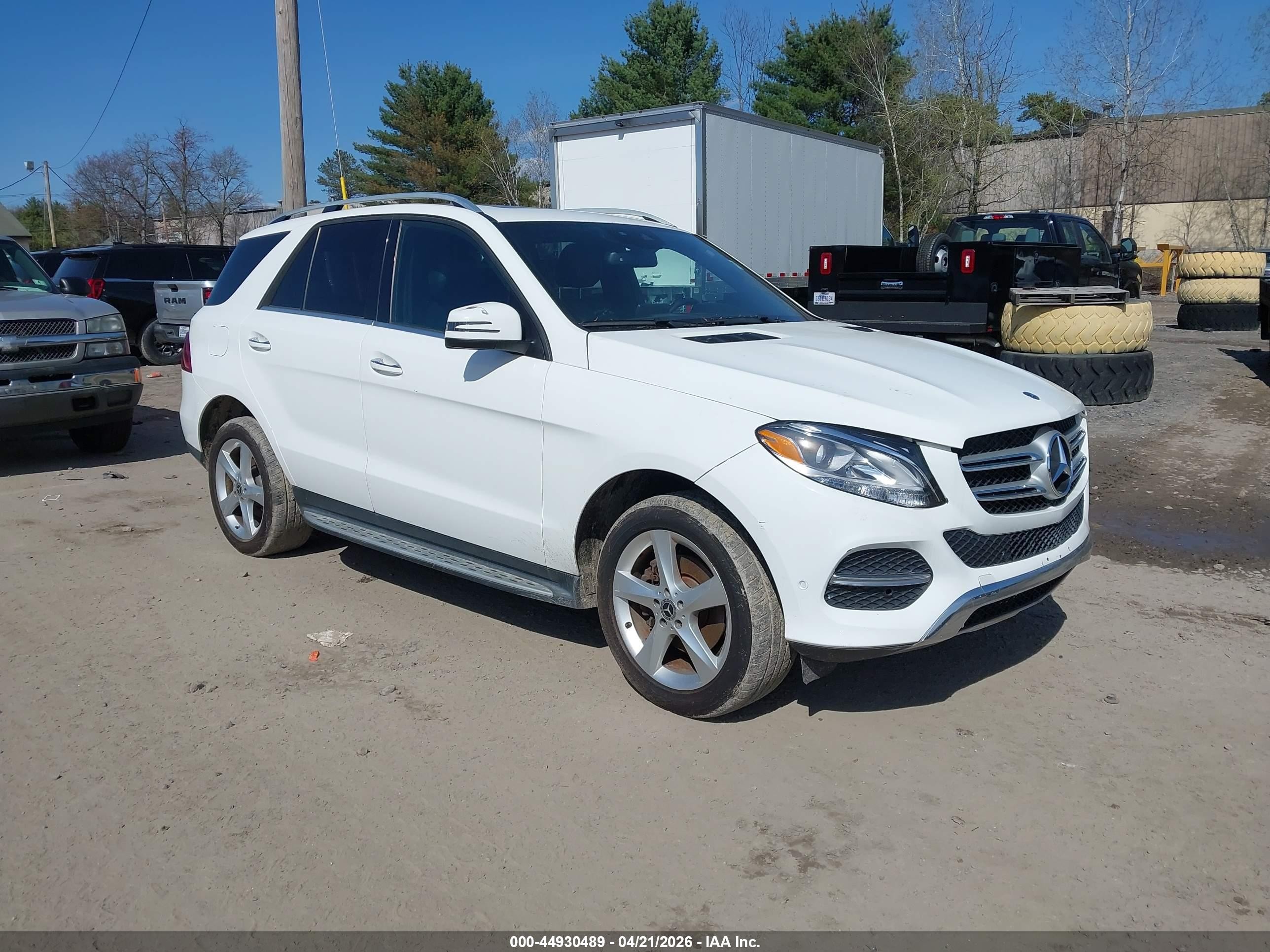 2018 Mercedes-Benz GLE 350, VIN 4JGDA5HBXJB087148 — Фото с аукциона