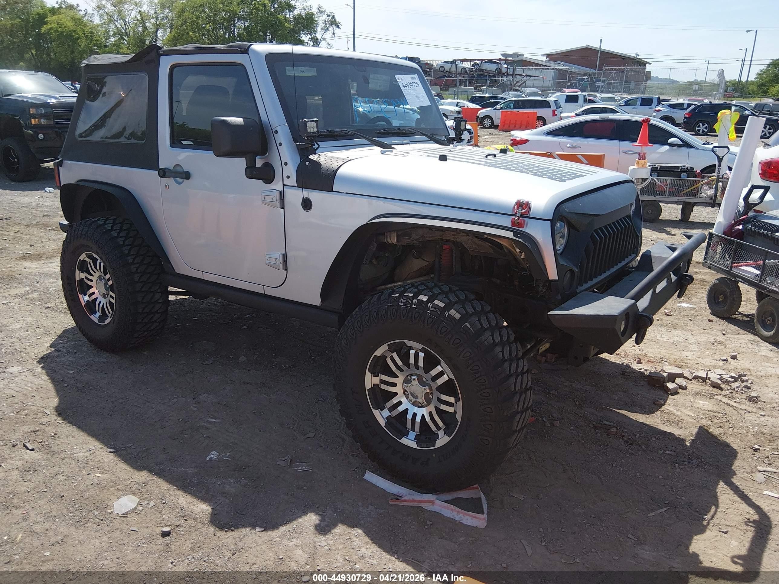 2012 Jeep Wrangler Sport, VIN 1C4AJWAG8CL212051 — Mechanical
