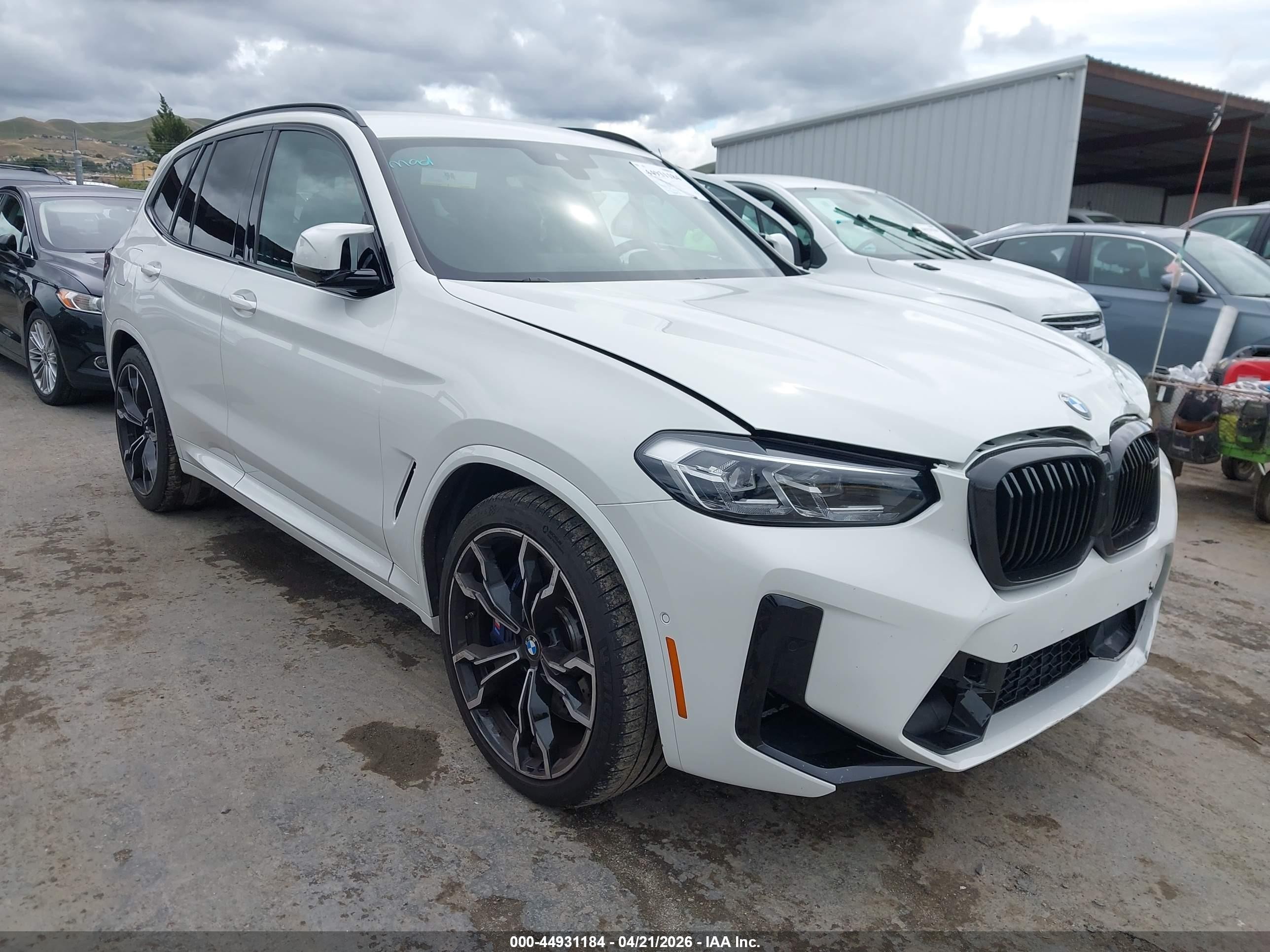 2022 BMW X3 M, VIN 5YM13EC01N9J37432 — Side