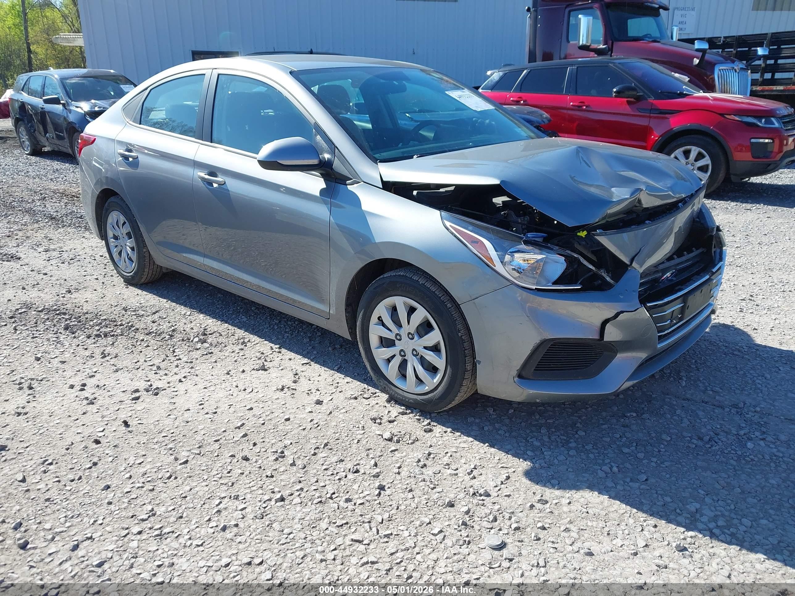 2022 Hyundai Accent SEL, VIN 3KPC24A63NE179814 — Front end