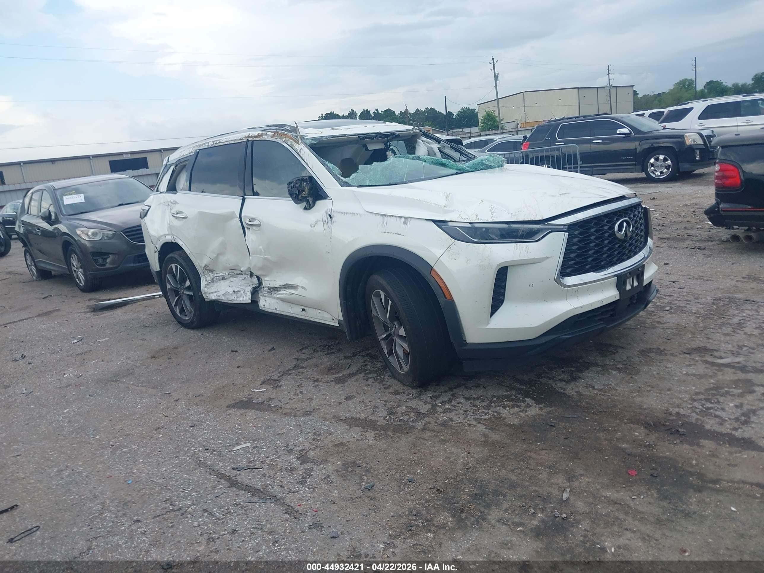 2025 Infiniti QX60 Luxe, VIN 5N1AL1FR0SC352824 — Опрокидывание