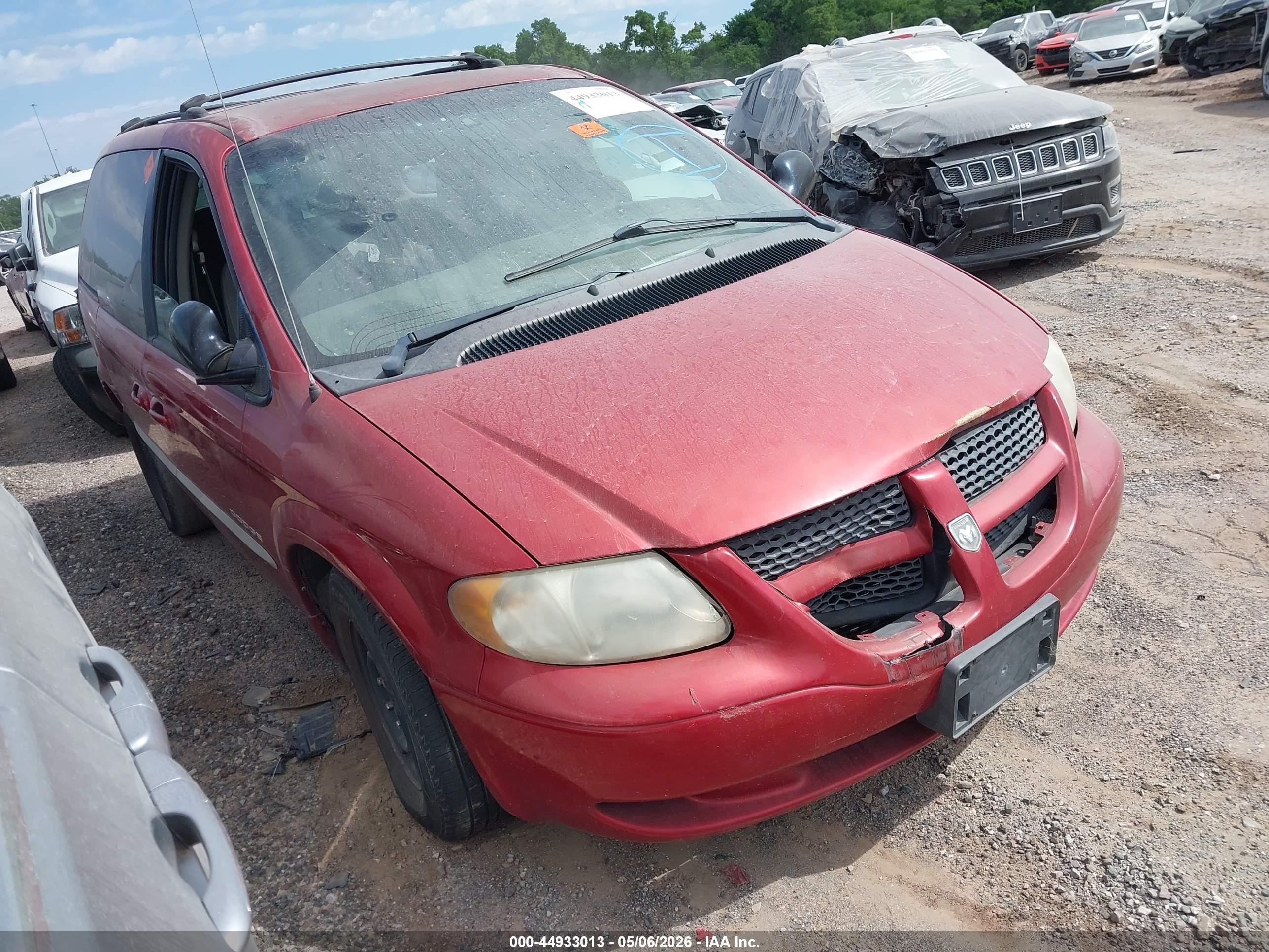 2001 Dodge Caravan SE, VIN 1B4GP45R31B142306 — Биологическое загрязнение