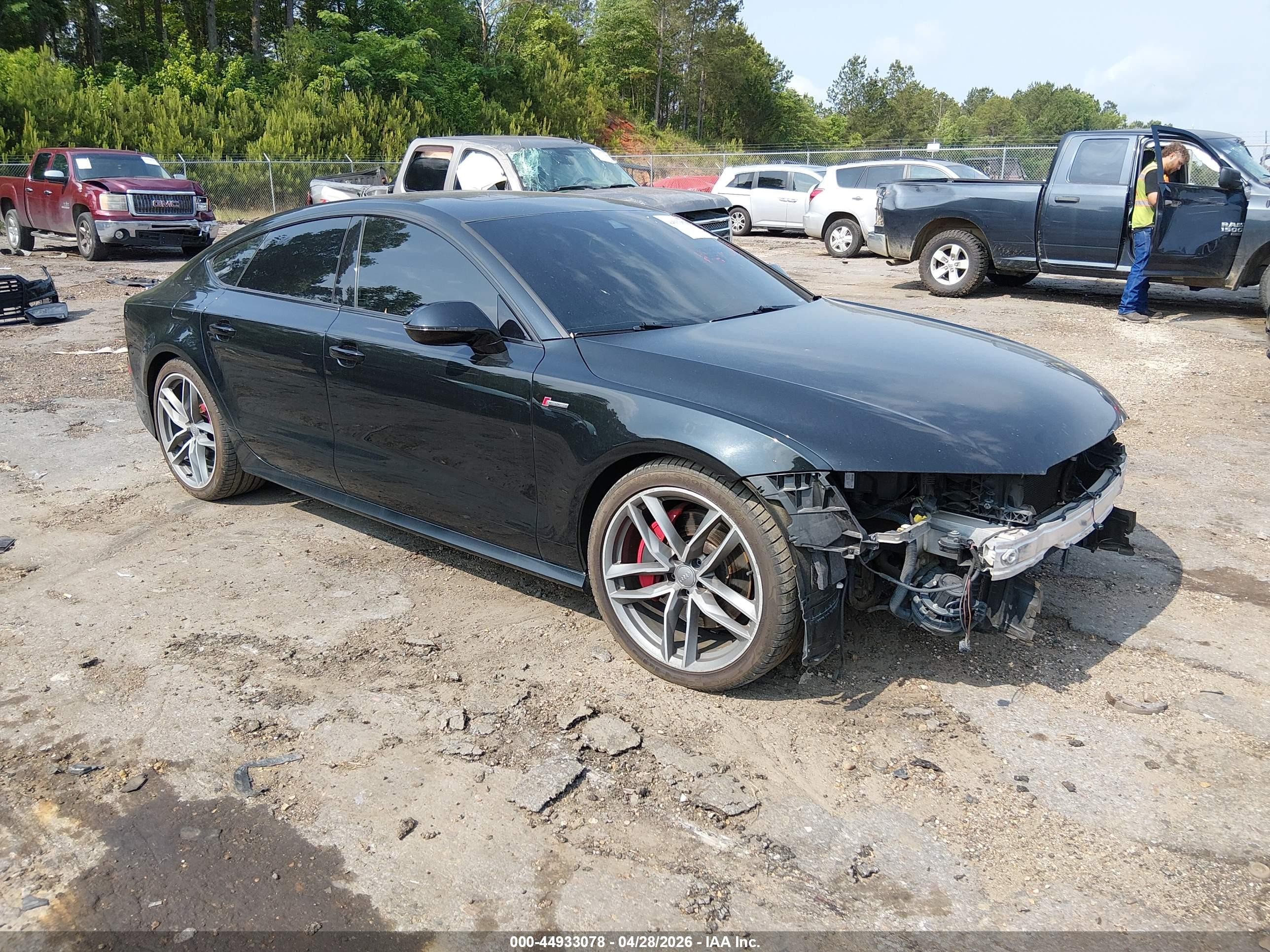 2017 Audi A7 Competition Prestige, VIN WAUW3AFC3HN061542 — Front end