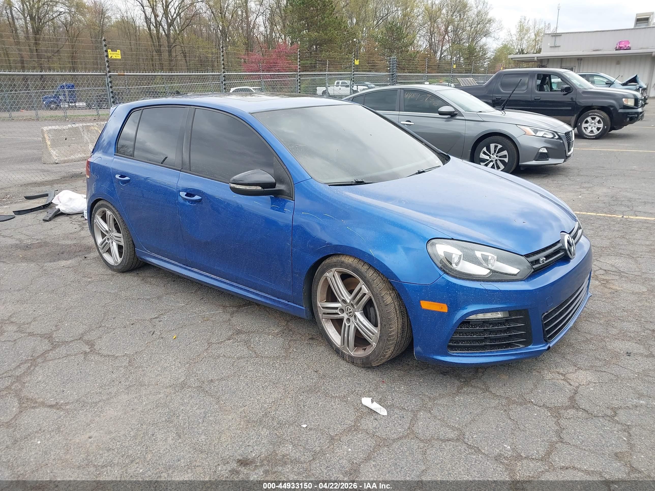 2013 Volkswagen Golf R, VIN WVWPF7AJ1DW013579 — Rear end