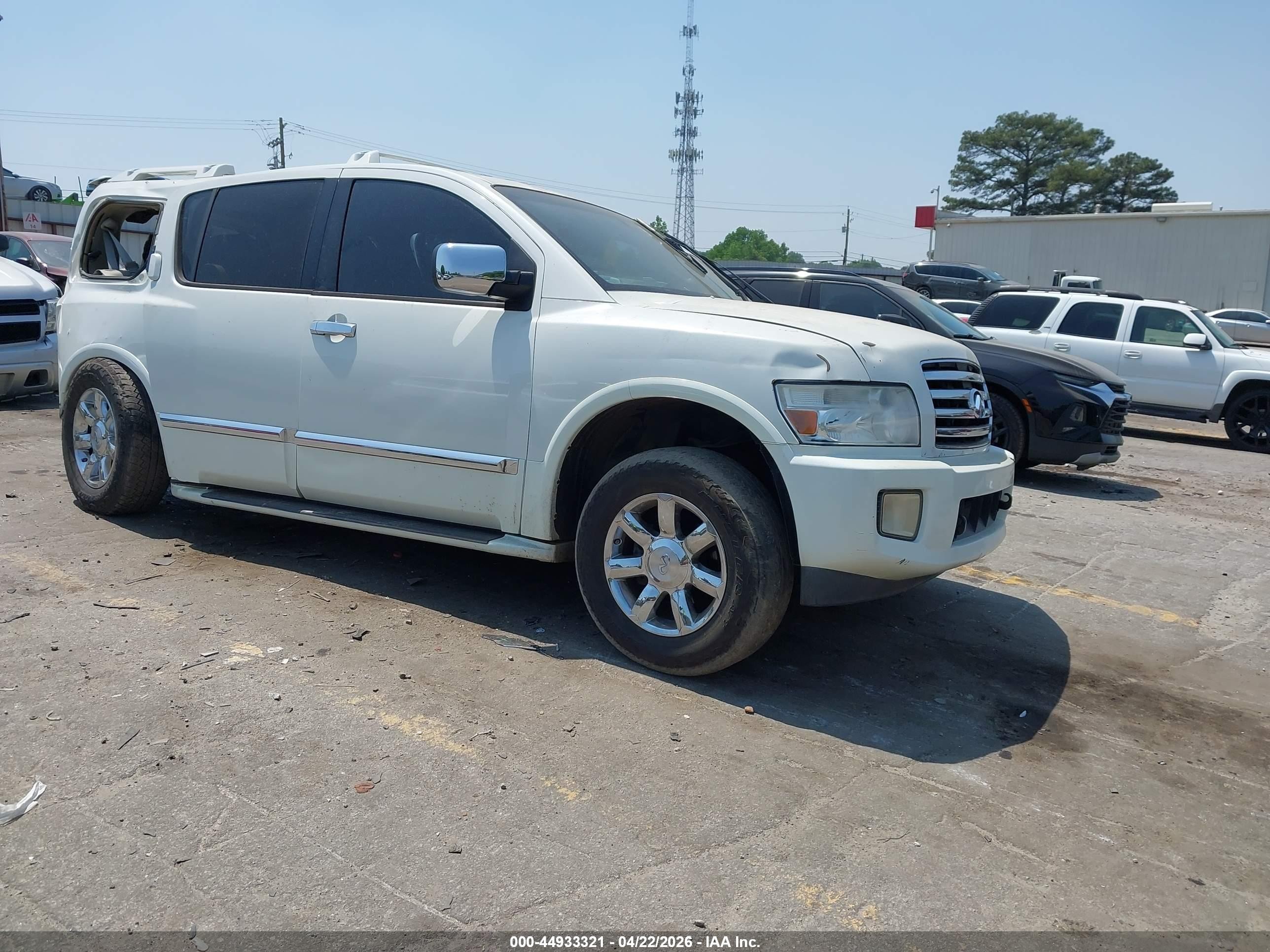 2005 Infiniti QX56, VIN 5N3AA08C75N810805 — Rear end