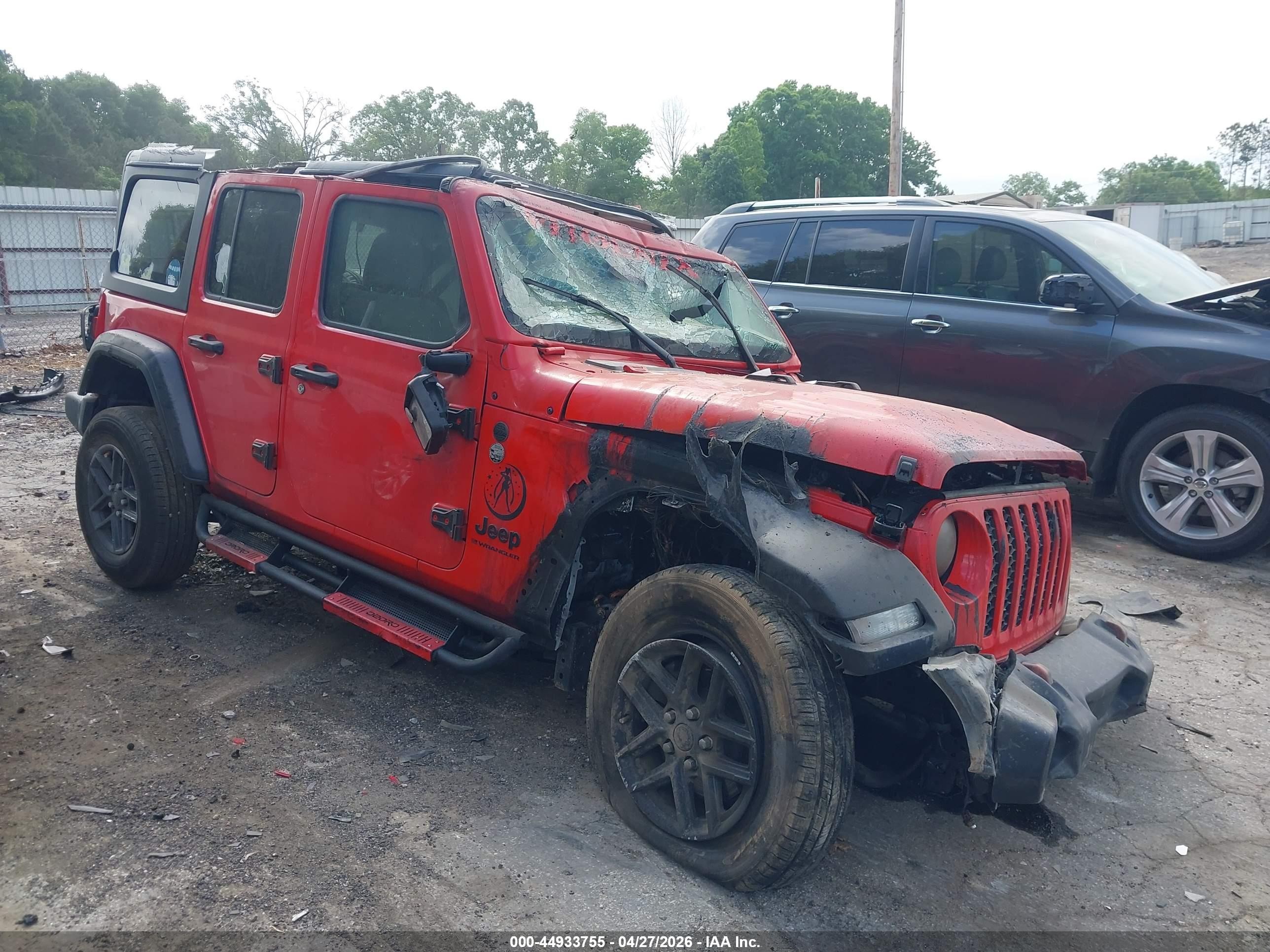 2024 Jeep Wrangler Sport S, VIN 1C4PJXDN7RW117000 — Rollover