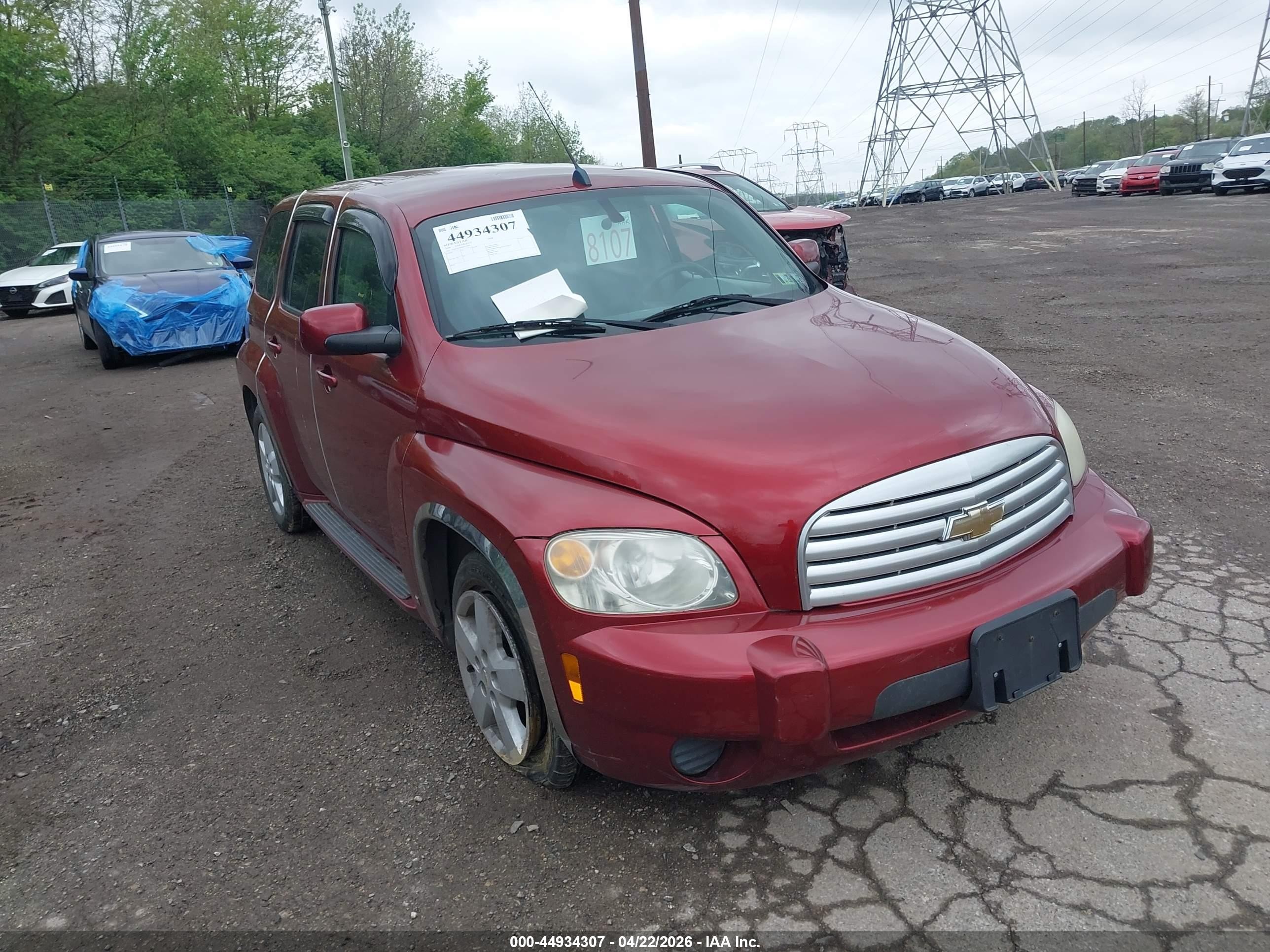 2009 Chevrolet HHR 1LT, VIN 3GNCA23B99S579845 — Front end