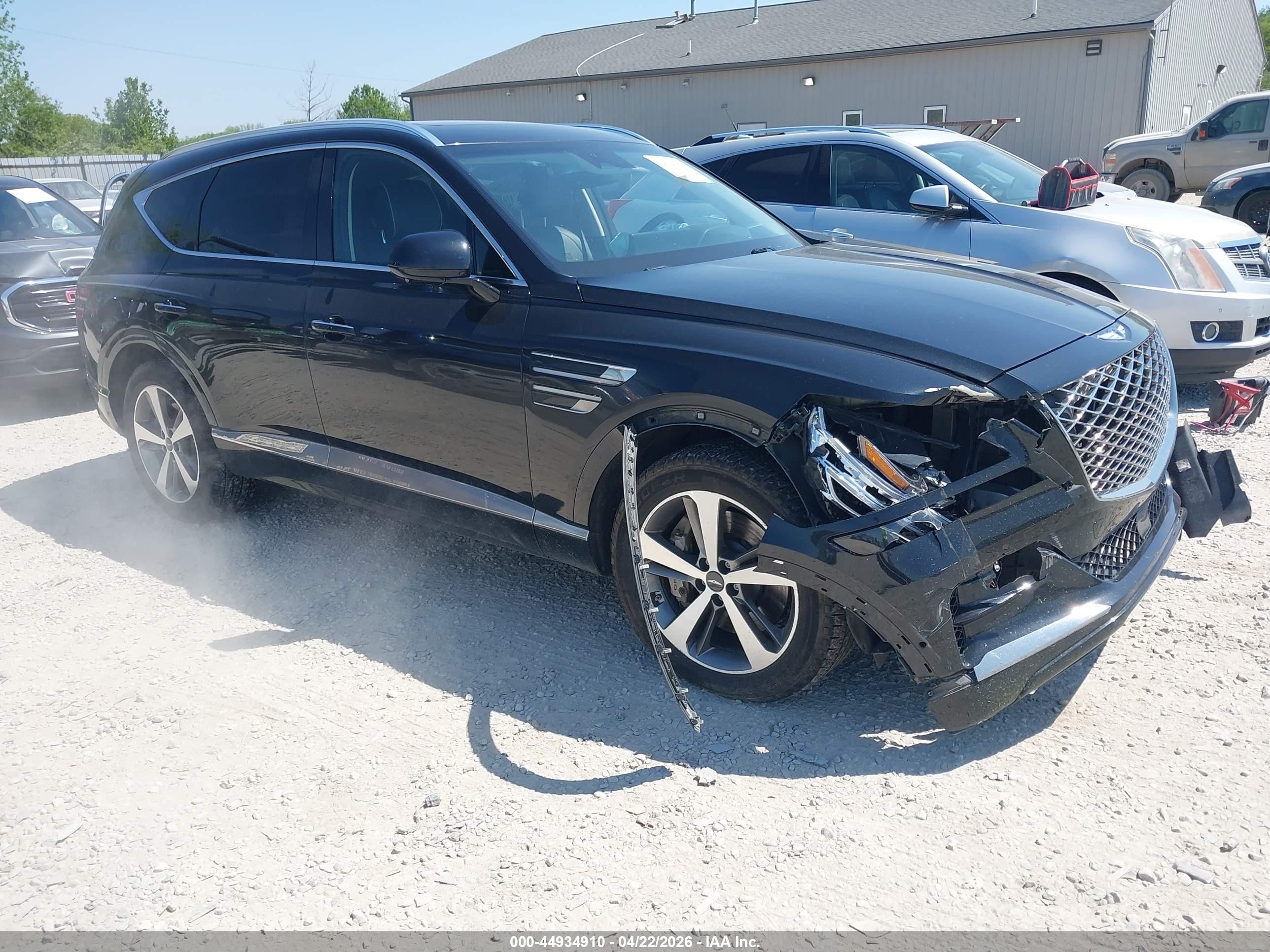 2021 Genesis GV80, VIN KMUHCESC1MU038542 — Front end