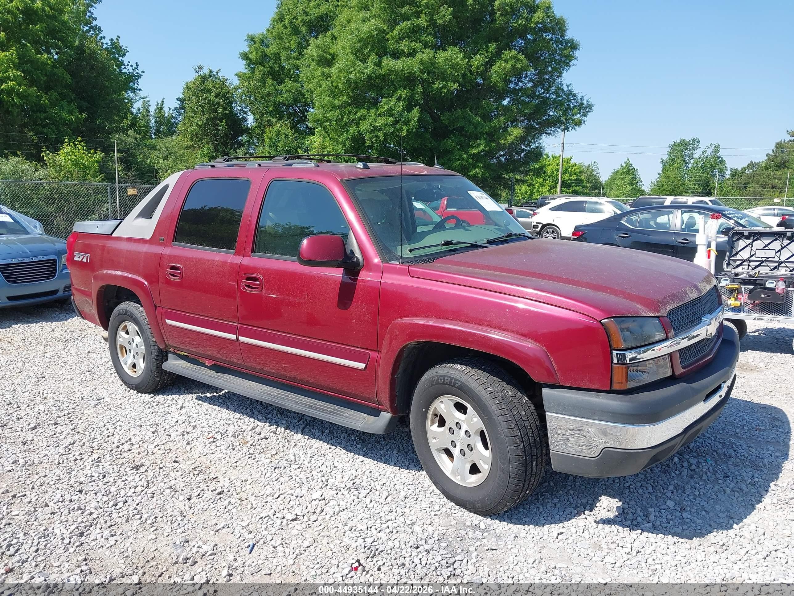 2005 Chevrolet Avalanche Z71, VIN 3GNEK12Z45G275740 — Normal wear