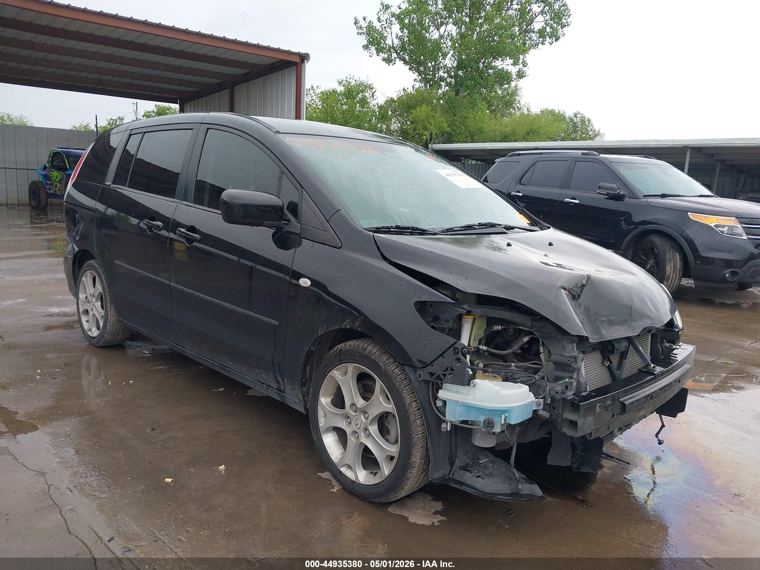 2009 Mazda 5 Grand Touring, VIN JM1CR293190358815 — Front end