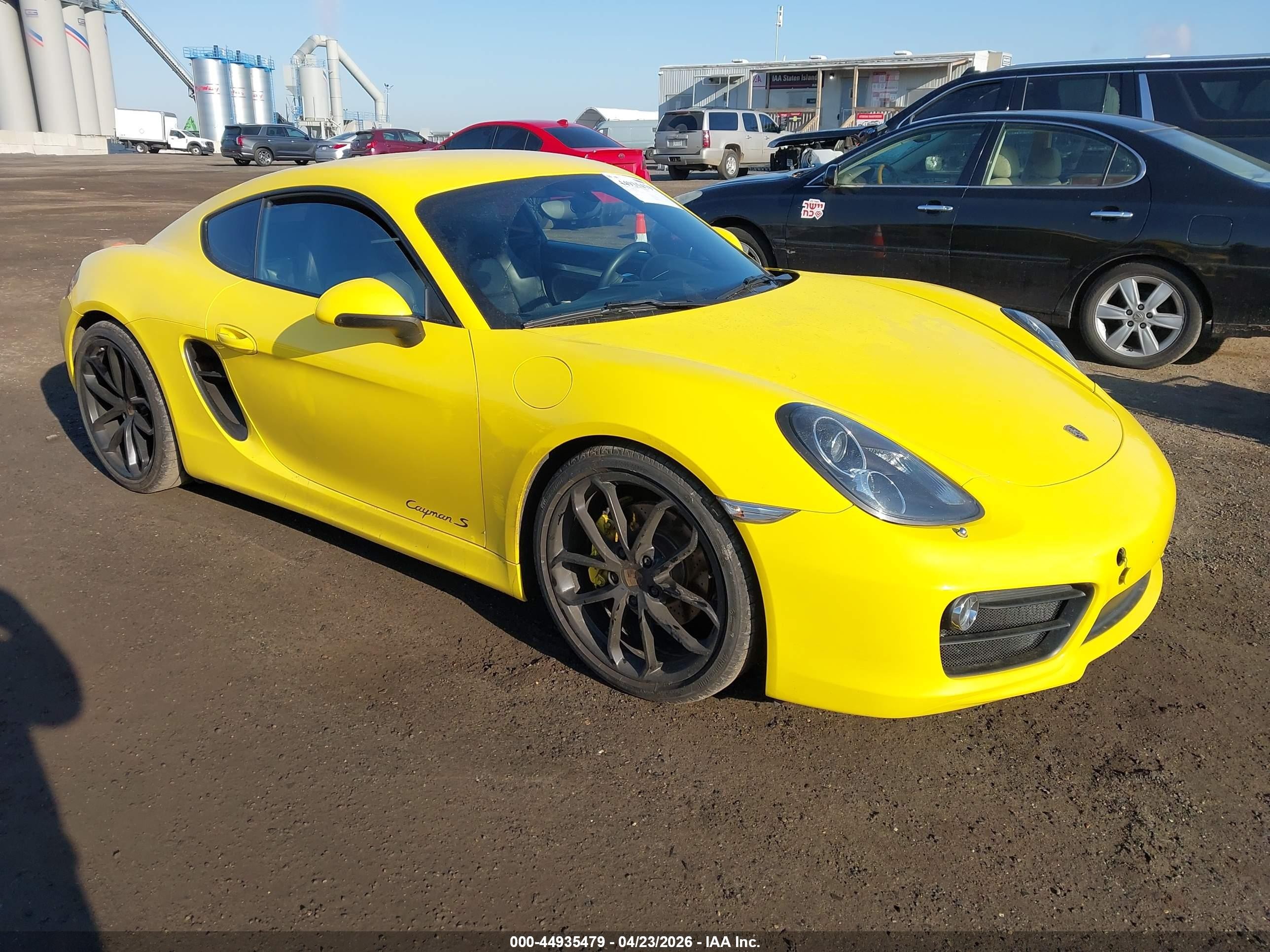2014 Porsche Cayman S, VIN WP0AB2A89EK190651 — Front end