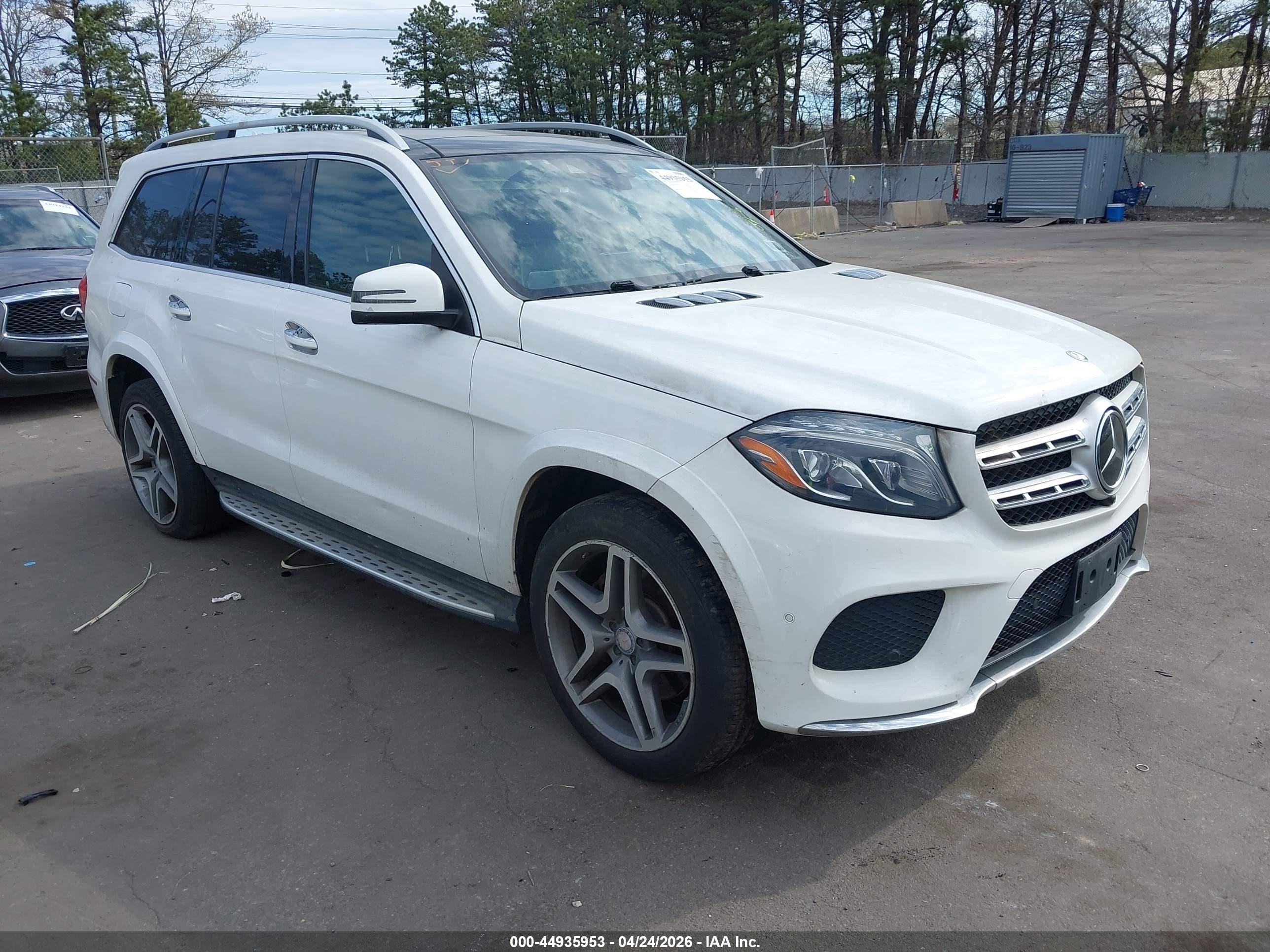 2017 Mercedes-Benz GLS 550, VIN 4JGDF7DEXHA810364 — Theft recovery