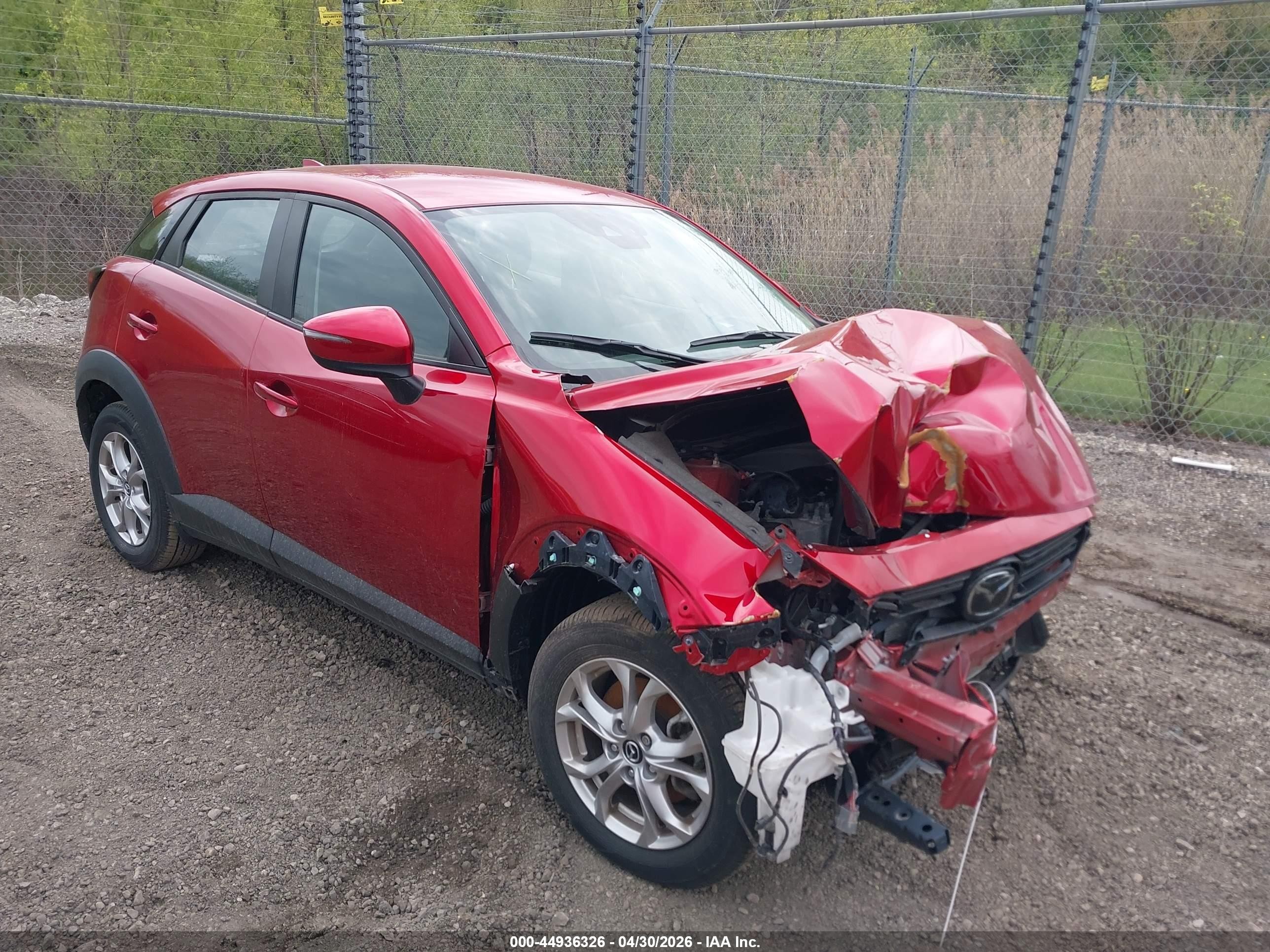 2021 Mazda CX-3 Sport, VIN JM1DKFB76M1509289 — Front end